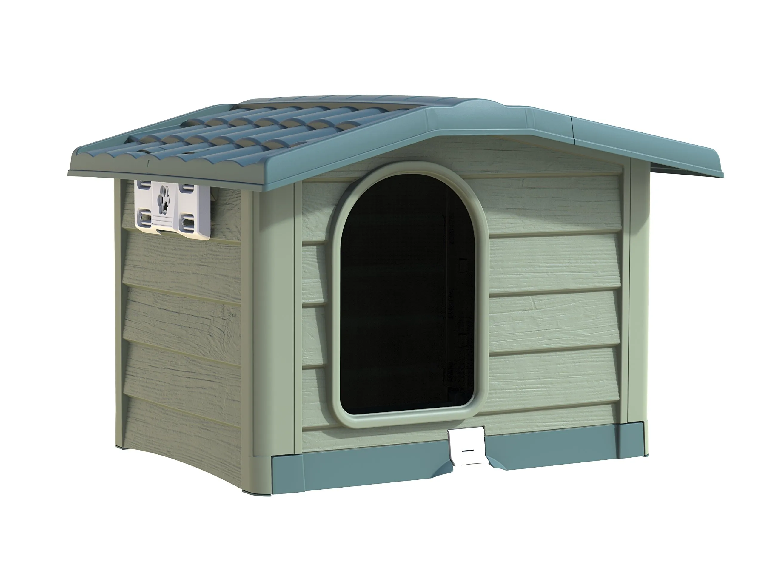 Bama Bungalow Cuccia, Verde, 89x75x62 cm - immagine 1