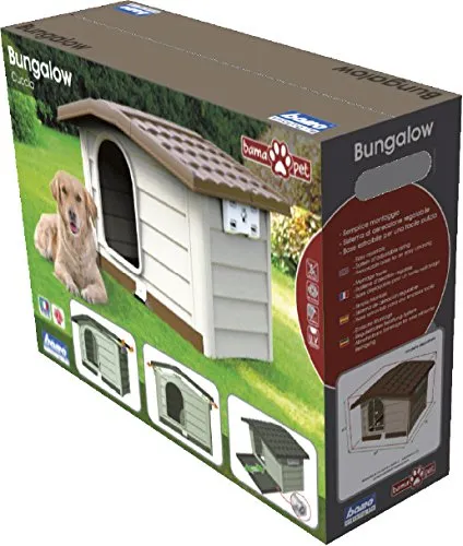 Bama Bungalow Cuccia, Verde, 89x75x62 cm - immagine 7