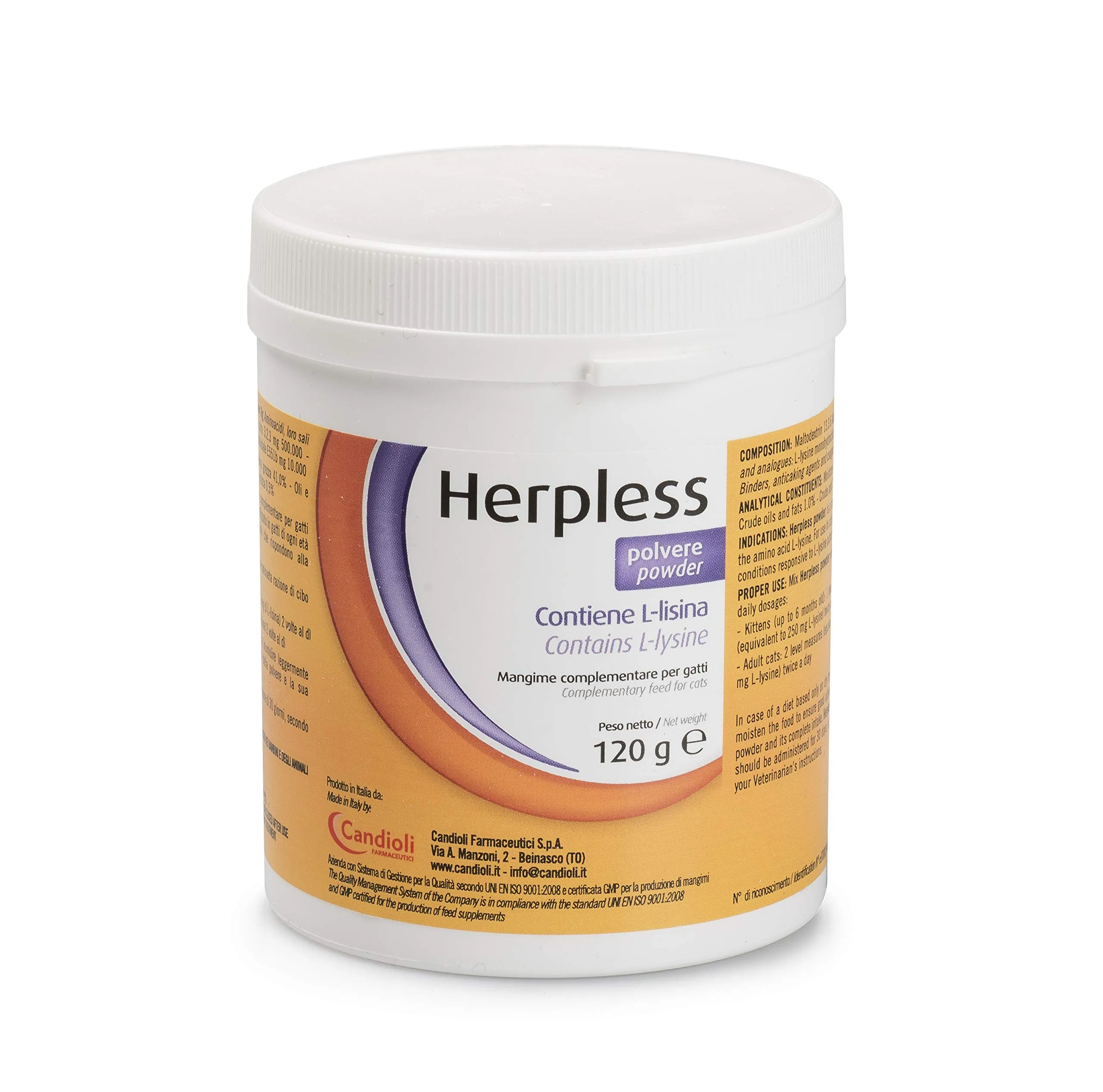 Candioli Herpless for Cats, 120 g - immagine 1