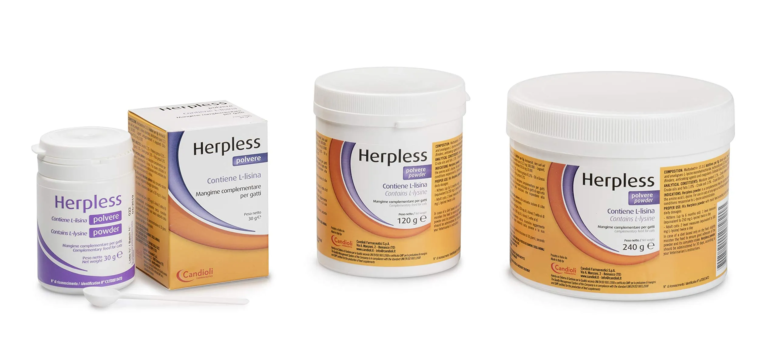 Candioli Herpless for Cats, 120 g - immagine 2