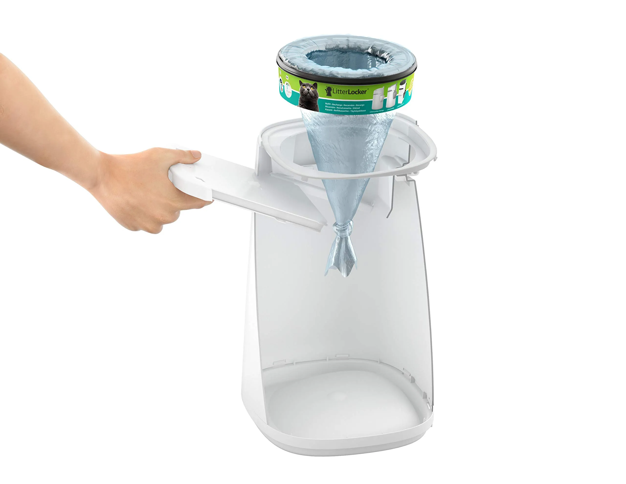 LitterLocker Ricariche Pellicola in Plastica per Gatto, 3 Unità, Verde - immagine 5