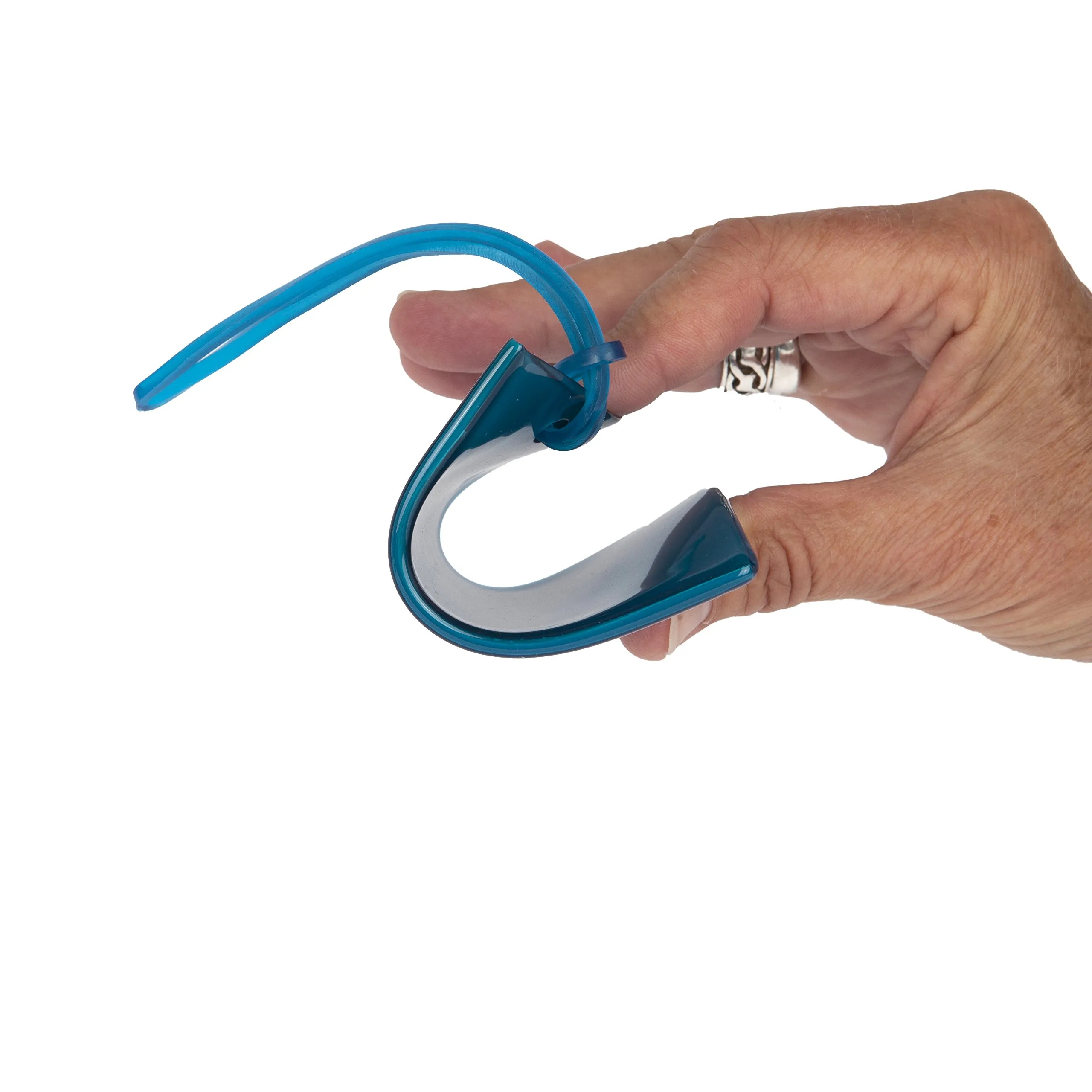 TravelMore Etichette per Bagaglio in PVC, Blu, Confezione da 4 - immagine 3