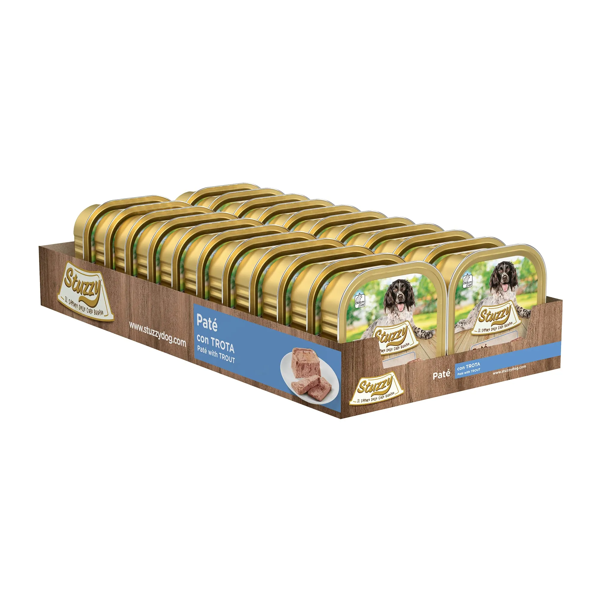 Stuzzy Cibo Umido per Cani Adulti al Gusto Manzo, Paté e Carni in Pezzi, 3,3 kg (22 x 150 g) - immagine 3