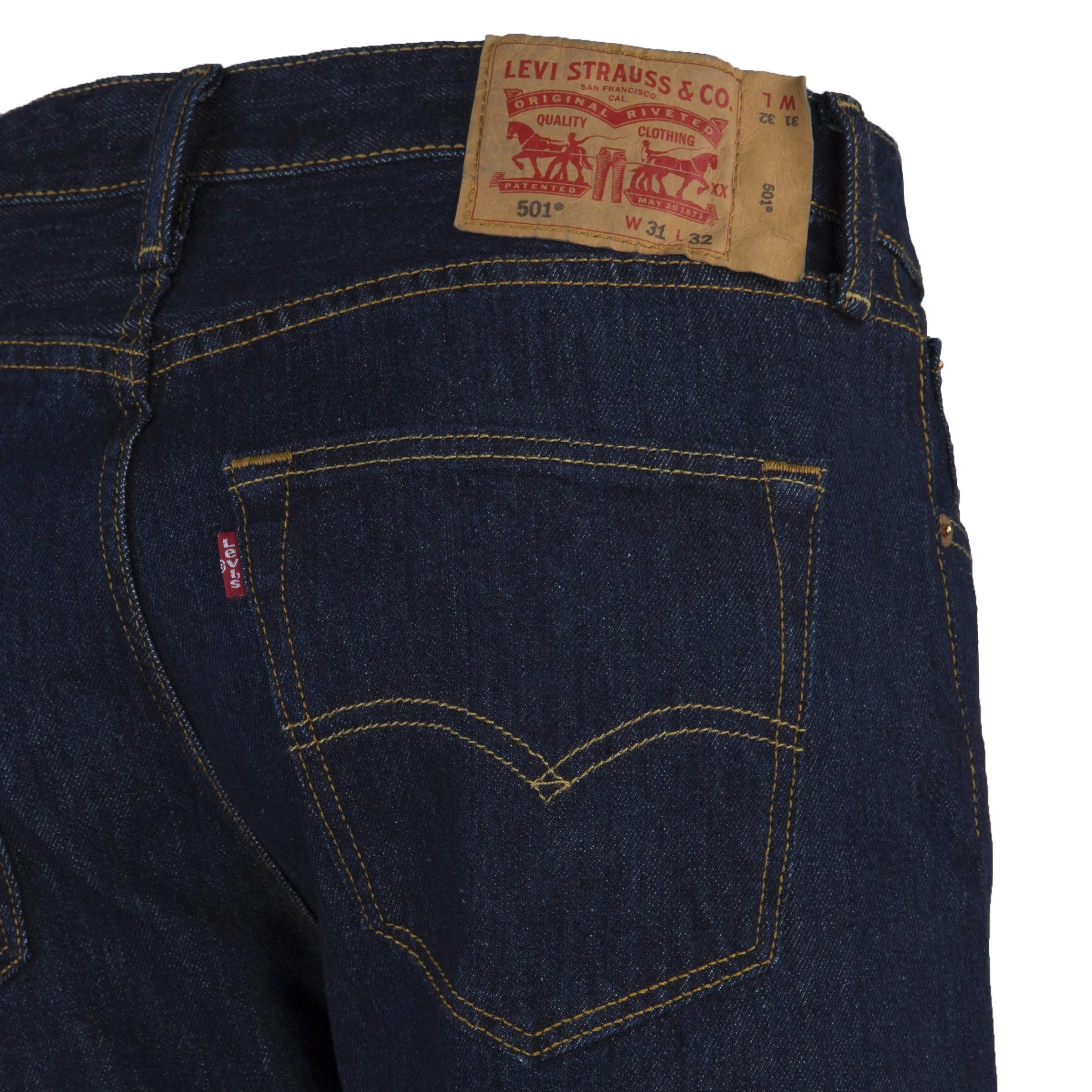 Levi's 501 Original Fit Jeans, Rinse 37461, 38W x 32L - immagine 4