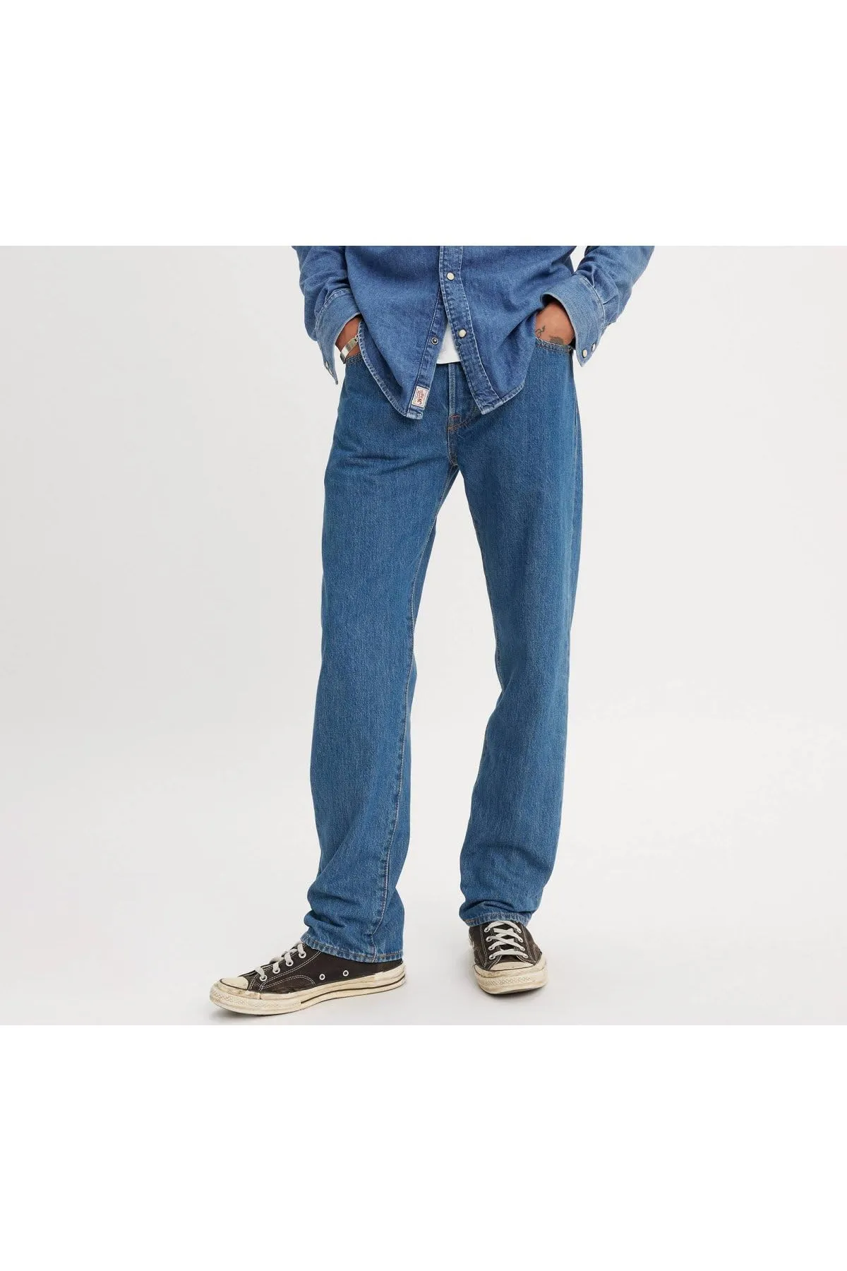 Levi's 501 Original Fit Jeans, Medium Stonewash, 34W / 30L - immagine 2