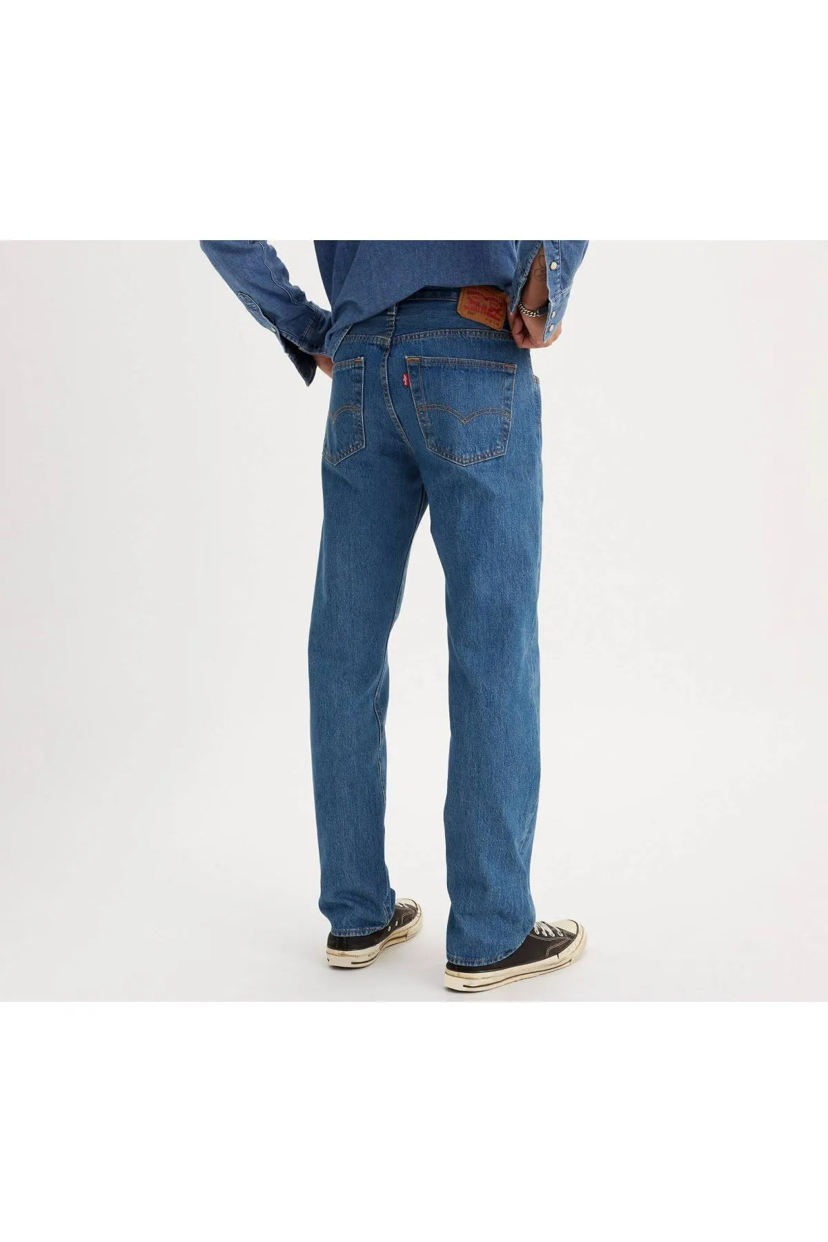 Levi's 501 Original Fit Jeans, Medium Stonewash, 34W / 30L - immagine 3