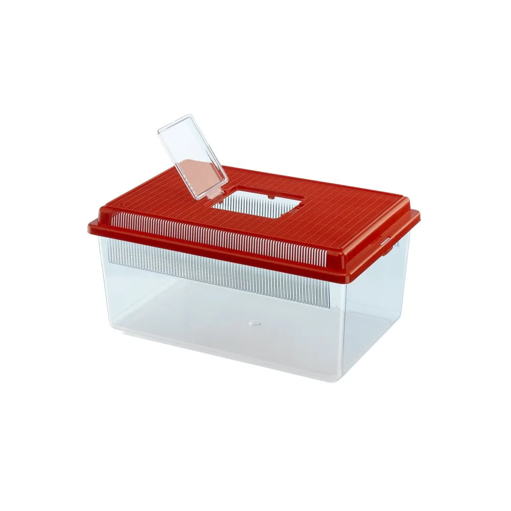Ferplast Geo Flat Small Acquario in Plastica 4 L, 35,5 x 23,5 x 16,5 cm - immagine 1