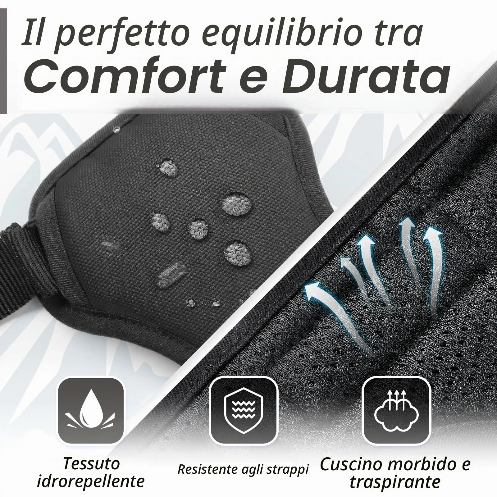 Eagloo Pettorina Cane Anti Tiro, Taglia M, Nera - immagine 7