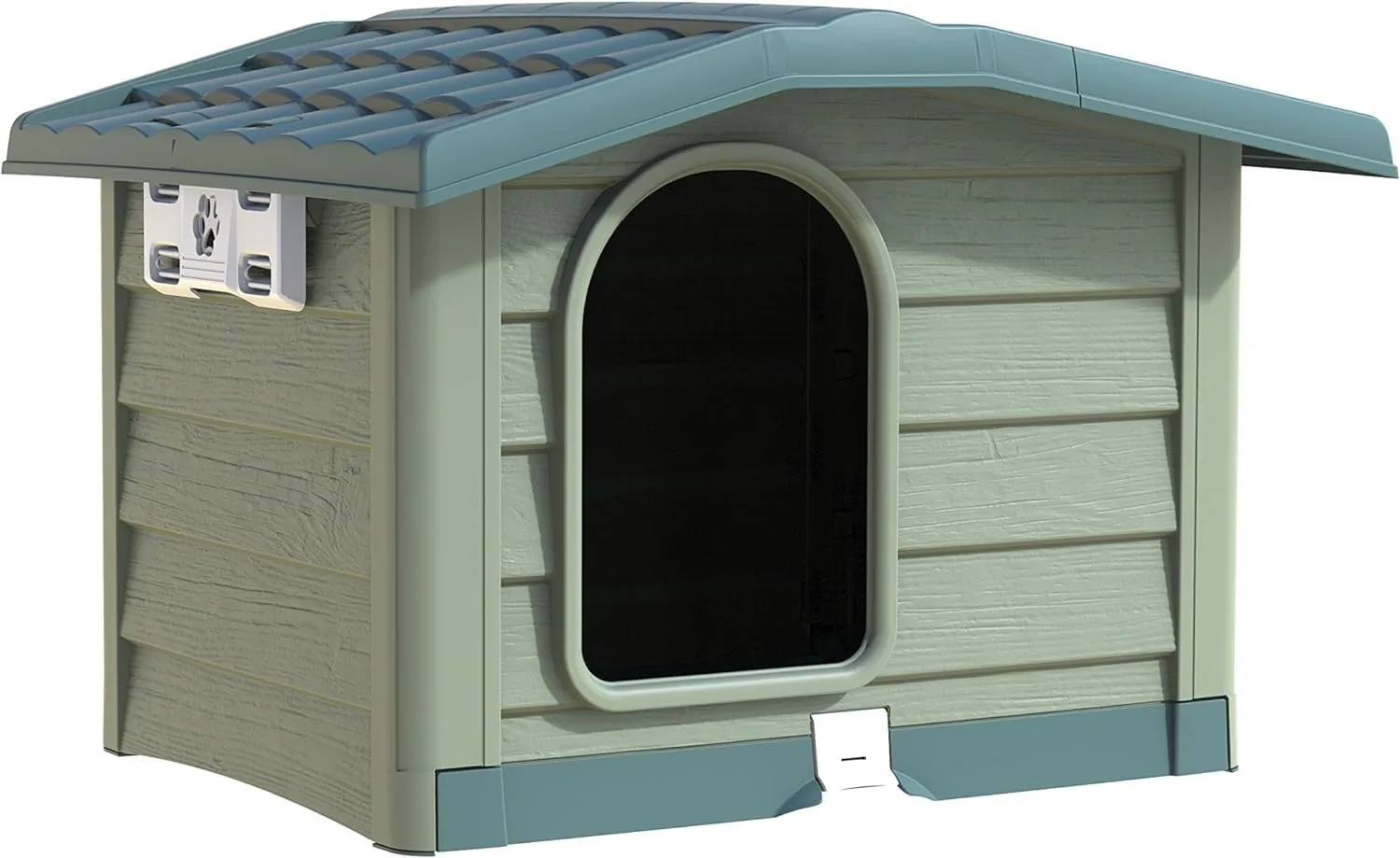 Bama Bungalow Cuccia, Verde, 110x94x77 cm - immagine 1