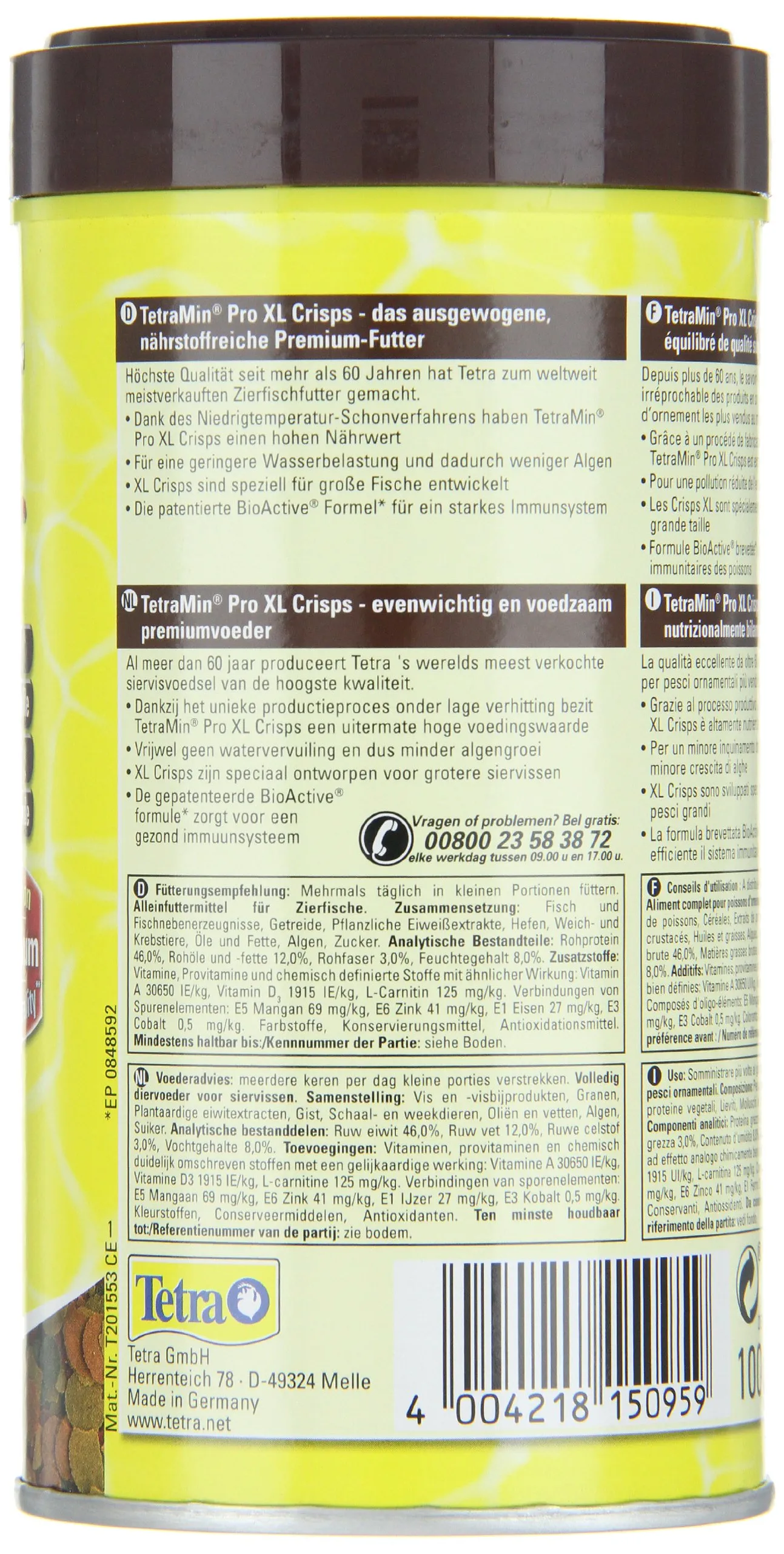Tetra Min XL Crisps Mangime per Pesci Ornamentali, 500 ml - immagine 4