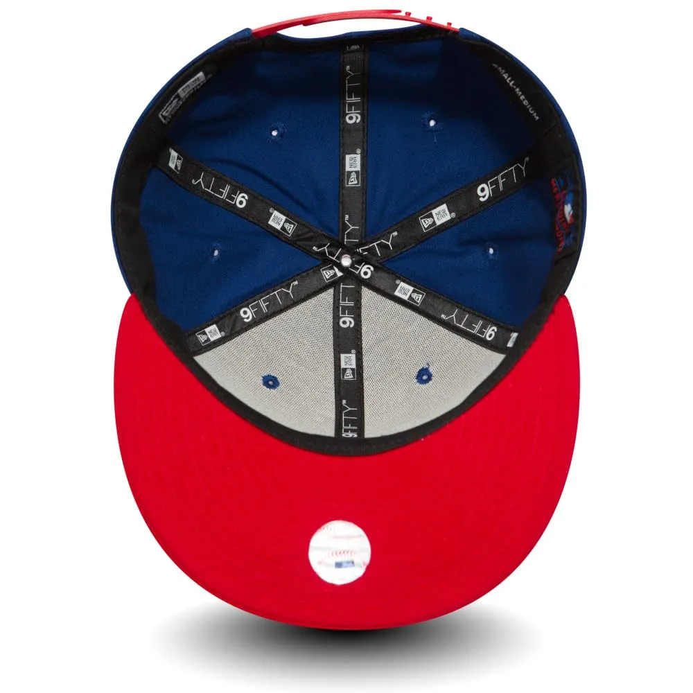 New Era MLB 9Fifty New York Yankees Snapback Cap, Scarlet Red Black White, S - immagine 4