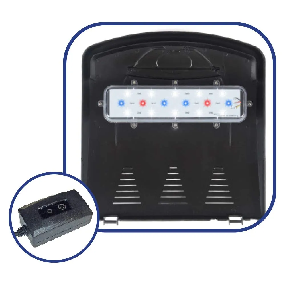 Croci Amtra Laguna XCUBE 26 LED Black Aquarium with LED Lighting and Filter, 31x32x37 cm, 26 Liters - immagine 2