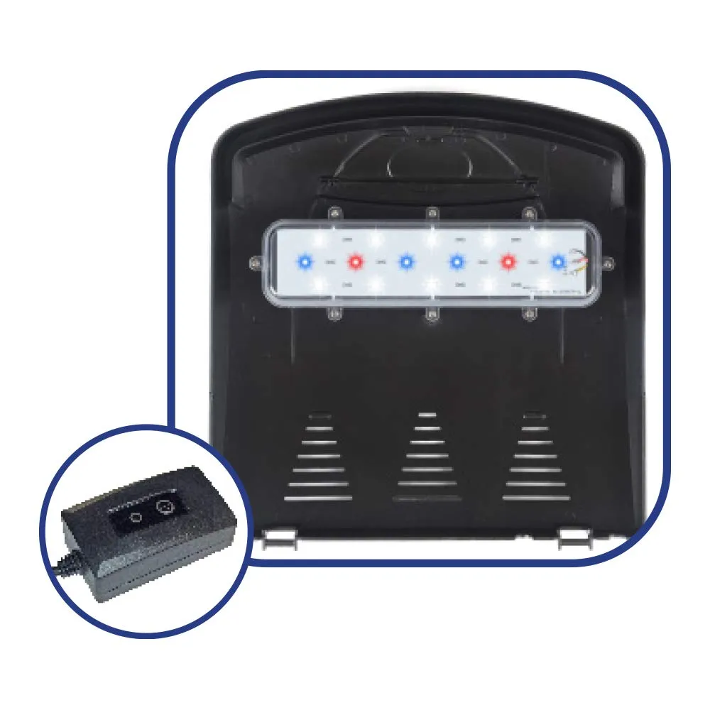 Amtra Laguna LED 50 Acquario in vetro 40 litri con coperchio, illuminazione LED e filtro, 48x27x45 cm - immagine 2