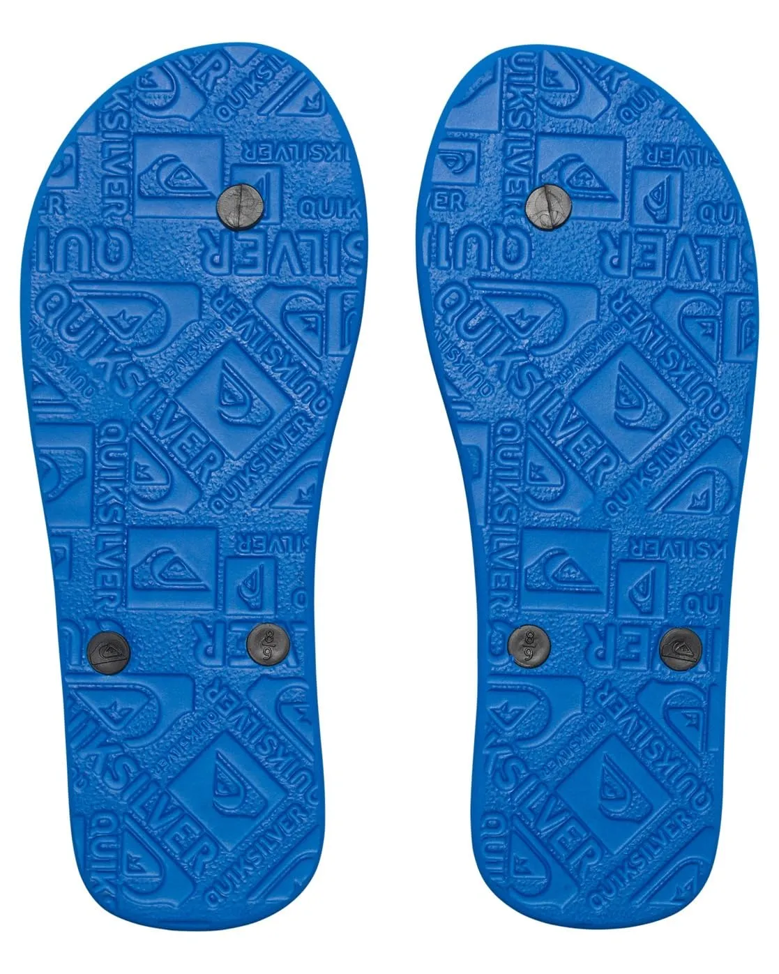 Quiksilver Molokai Men's Flip Flops, Black Blue Black Combo, 45 EU - immagine 4