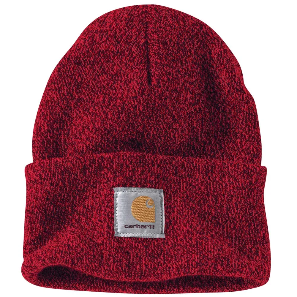 Carhartt Cappello da Uomo in Acrilico, Rosso/Blu Marino, Taglia Unica - immagine 1