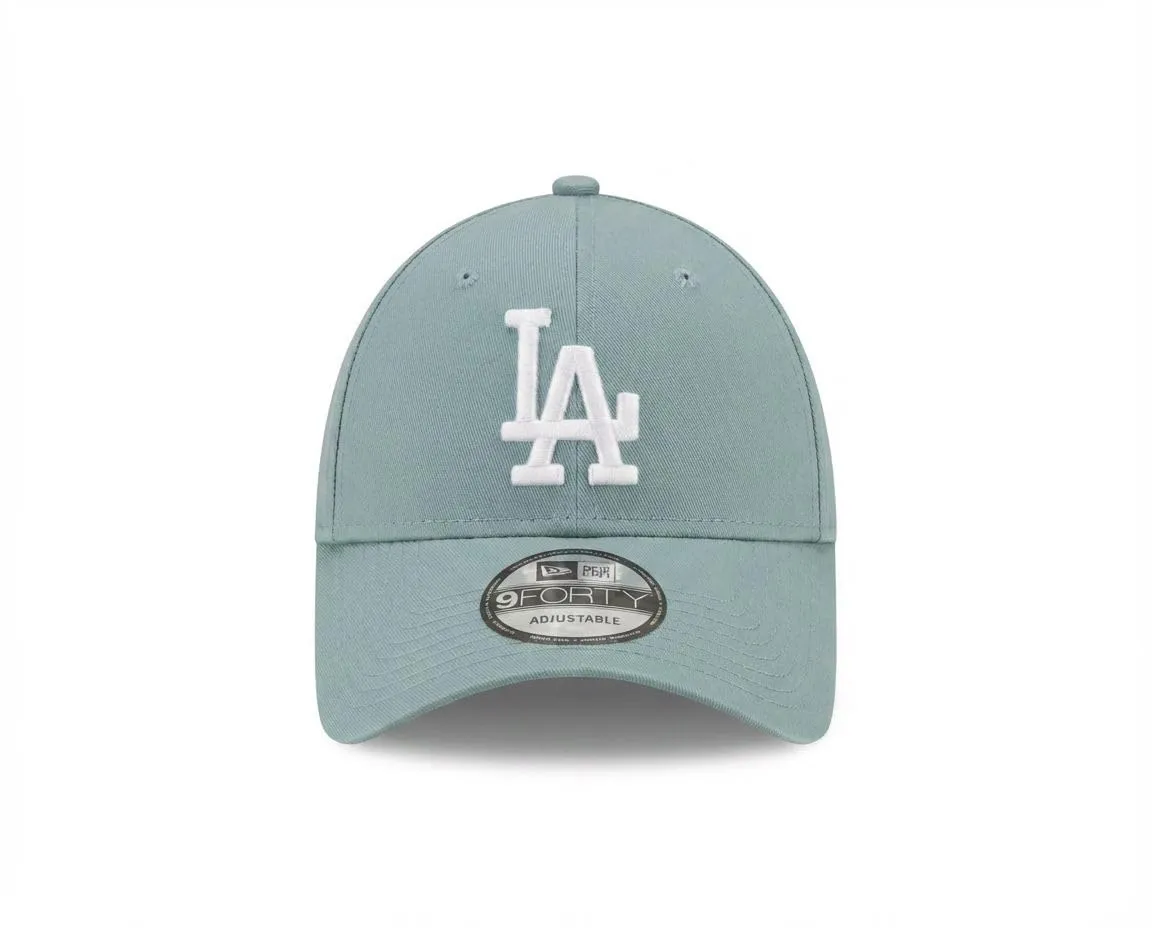 New Era Los Angeles Dodgers MLB League Essential 9Forty Adjustable Cap - Teal, One Size - immagine 2