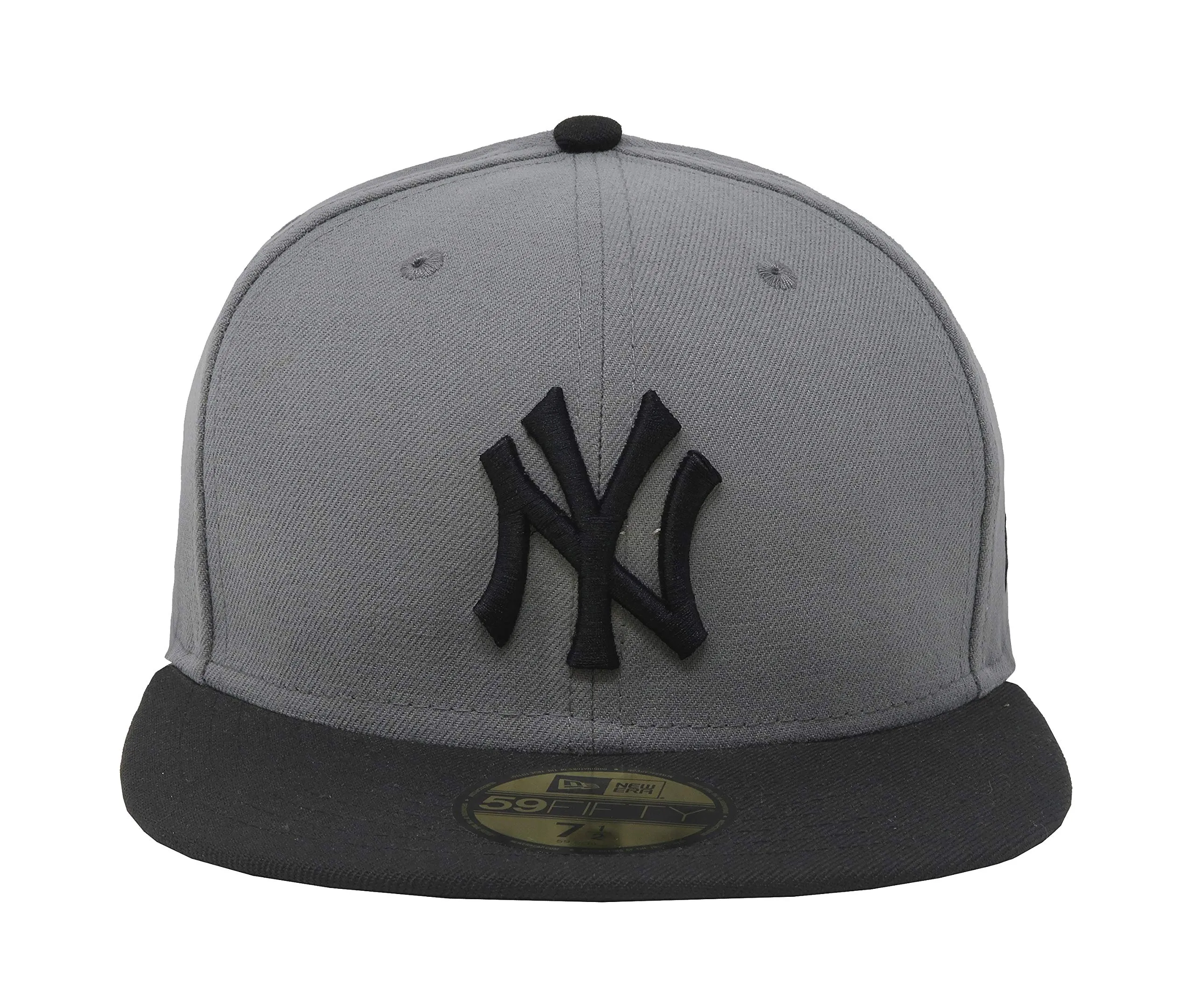 New Era 59Fifty MLB New York Yankees Fitted Hat - Grey/Black - immagine 2