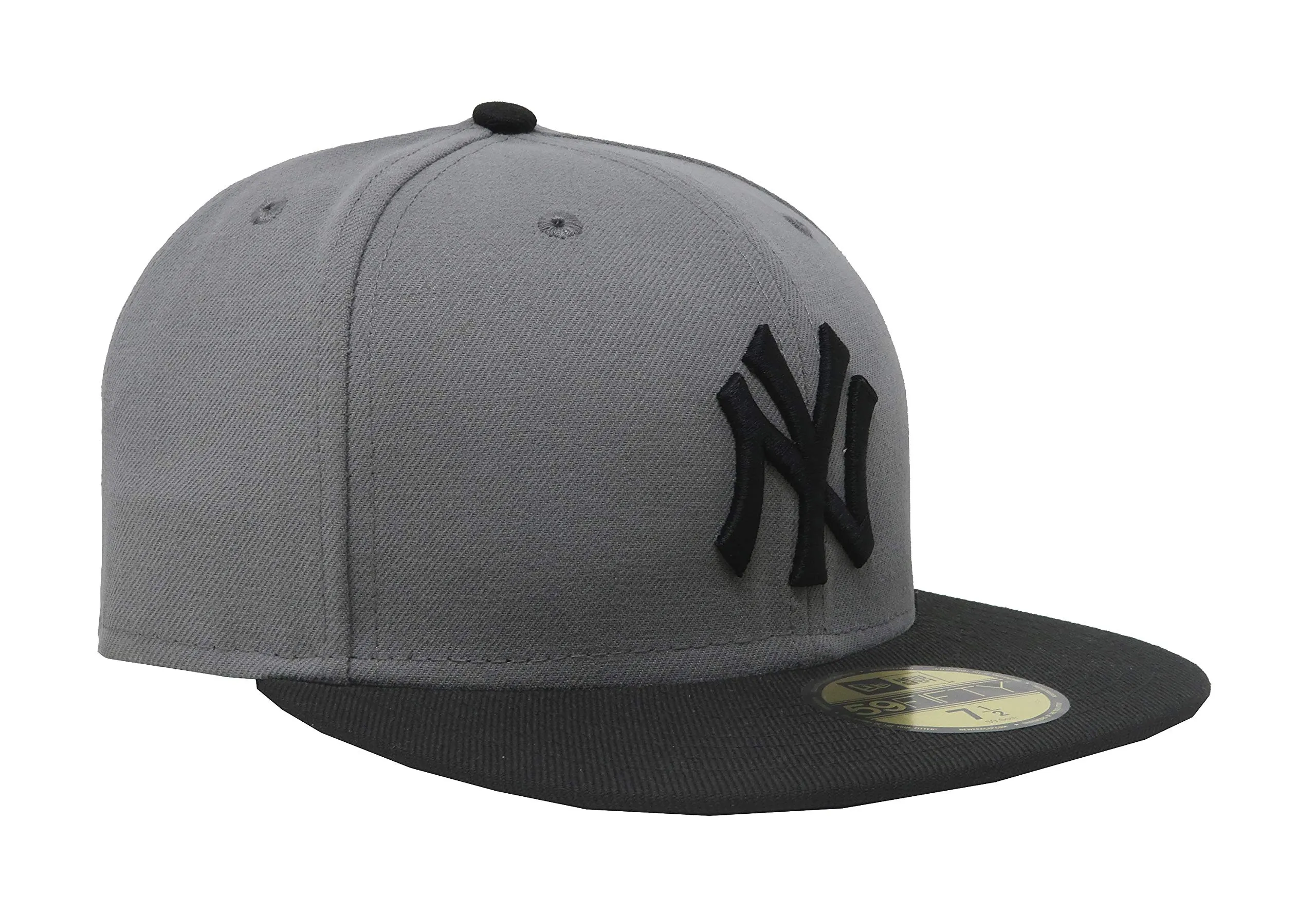 New Era 59Fifty MLB New York Yankees Fitted Hat - Grey/Black - immagine 3