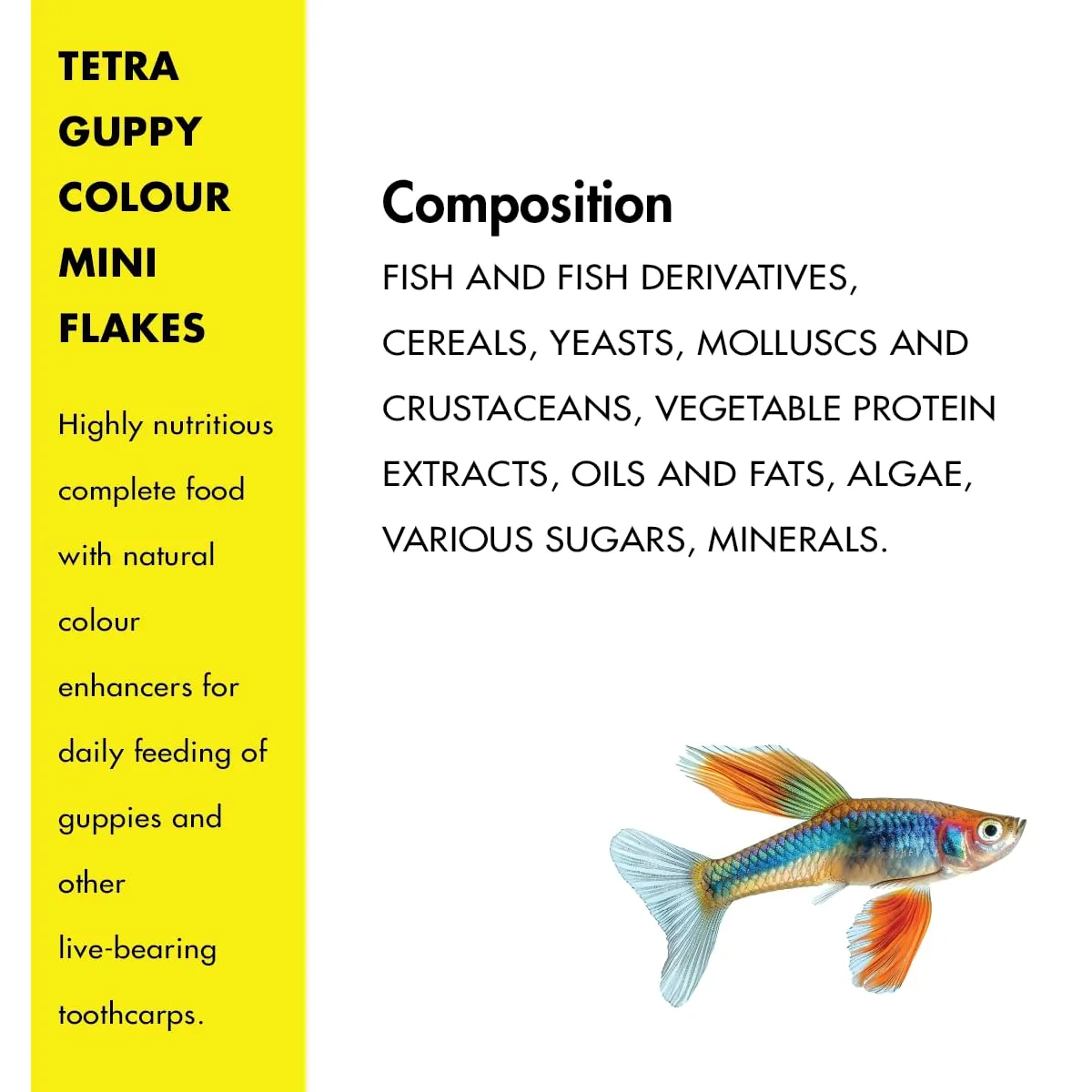 Tetra Guppy Colour, Mangime per Guppy, 100 ml - immagine 3