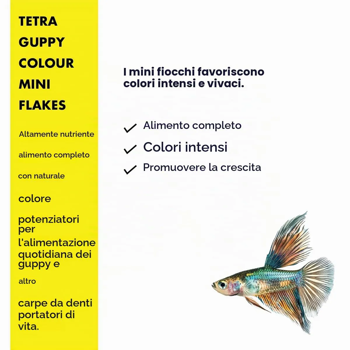 Tetra Guppy Colour, Mangime per Guppy, 100 ml - immagine 4