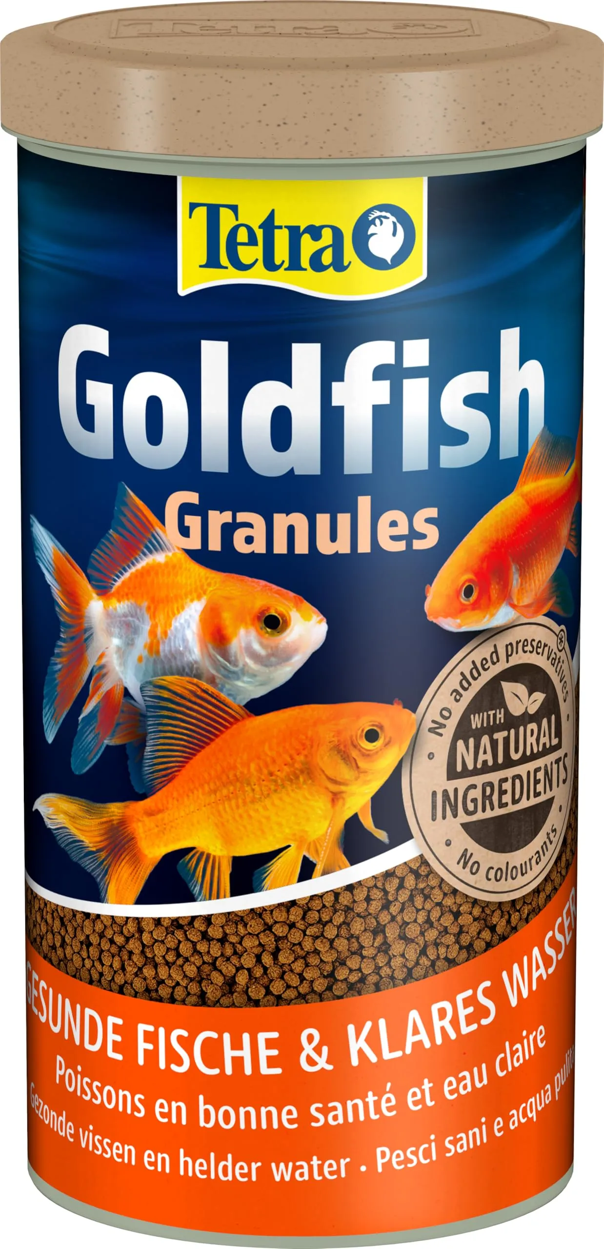 Tetra Goldfish Granules, Mangime per Pesci Rossi e d'Acqua Fredda, 1 L - immagine 10