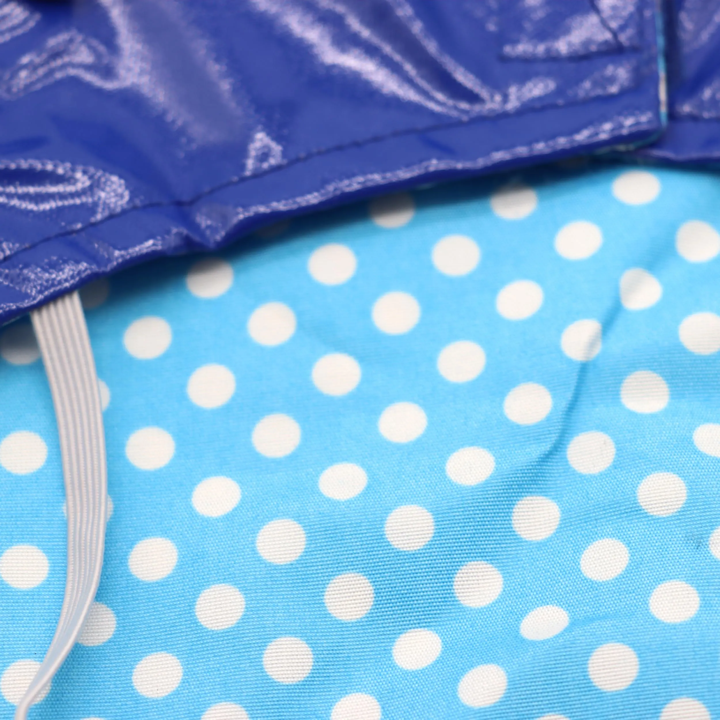 Croci Raindrop Blue Impermeabile per cani con cappuccio e foro per guinzaglio, Blu, 20 cm - immagine 5