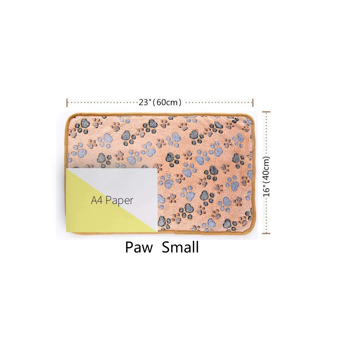 luciphia Coperta per Cane e Gatto in Flanella, Zampa, Small (60 * 40cm), 3 Pezzi - immagine 7