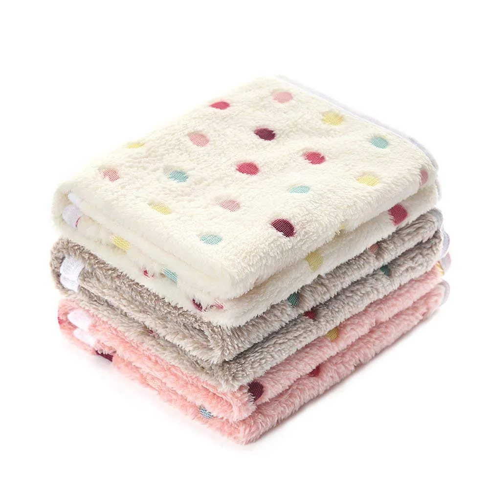 luciphia Coperta per Cane e Gatto in Flanella, Set da 3 Pezzi, Tonto, Medium (76 x 52cm) - immagine 1