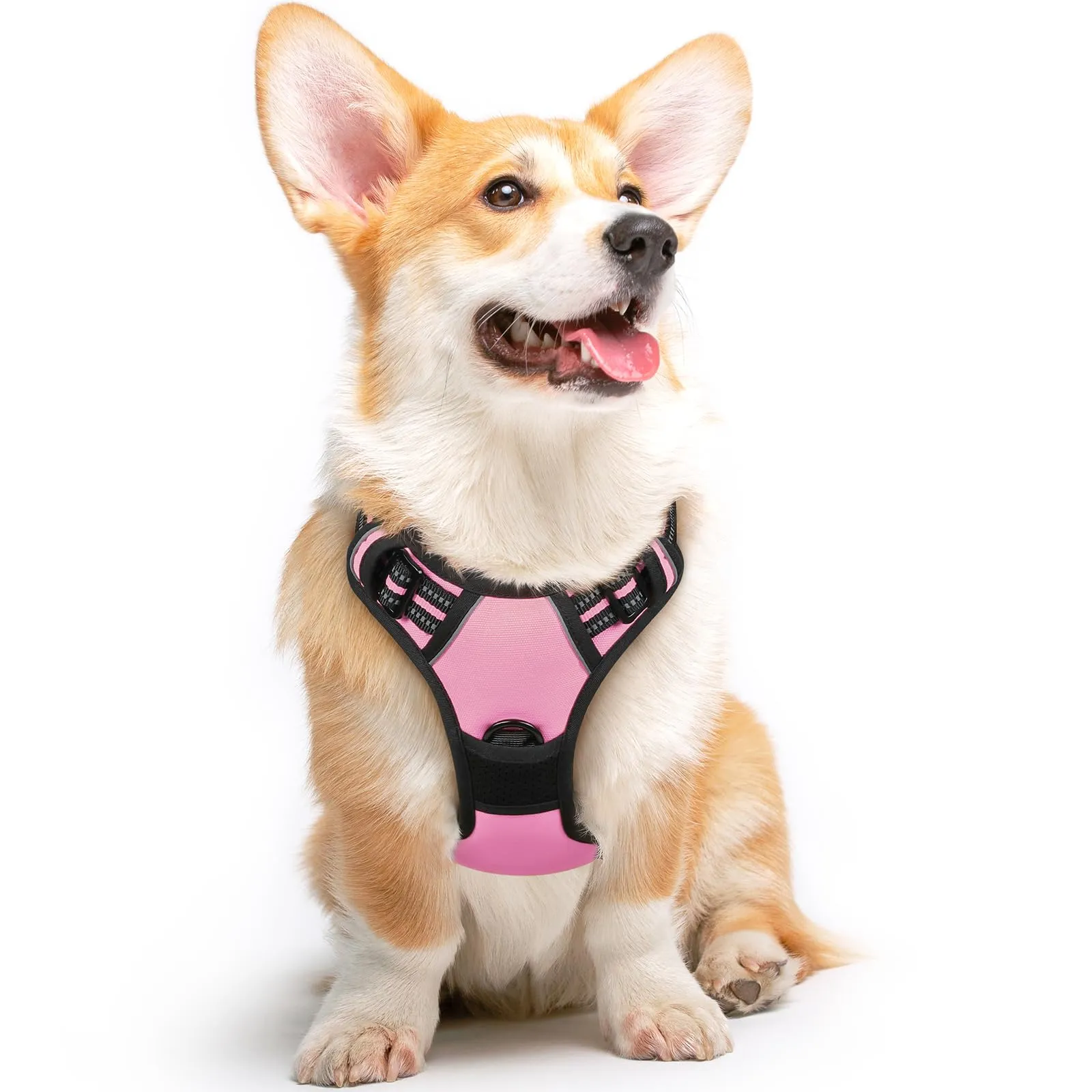 Eagloo Pettorina Cane Anti Tiro, Rosa, Taglia M - immagine 1