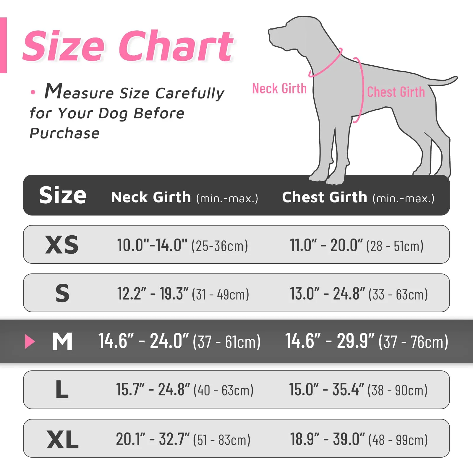 Eagloo Pettorina Cane Anti Tiro, Rosa, Taglia M - immagine 2