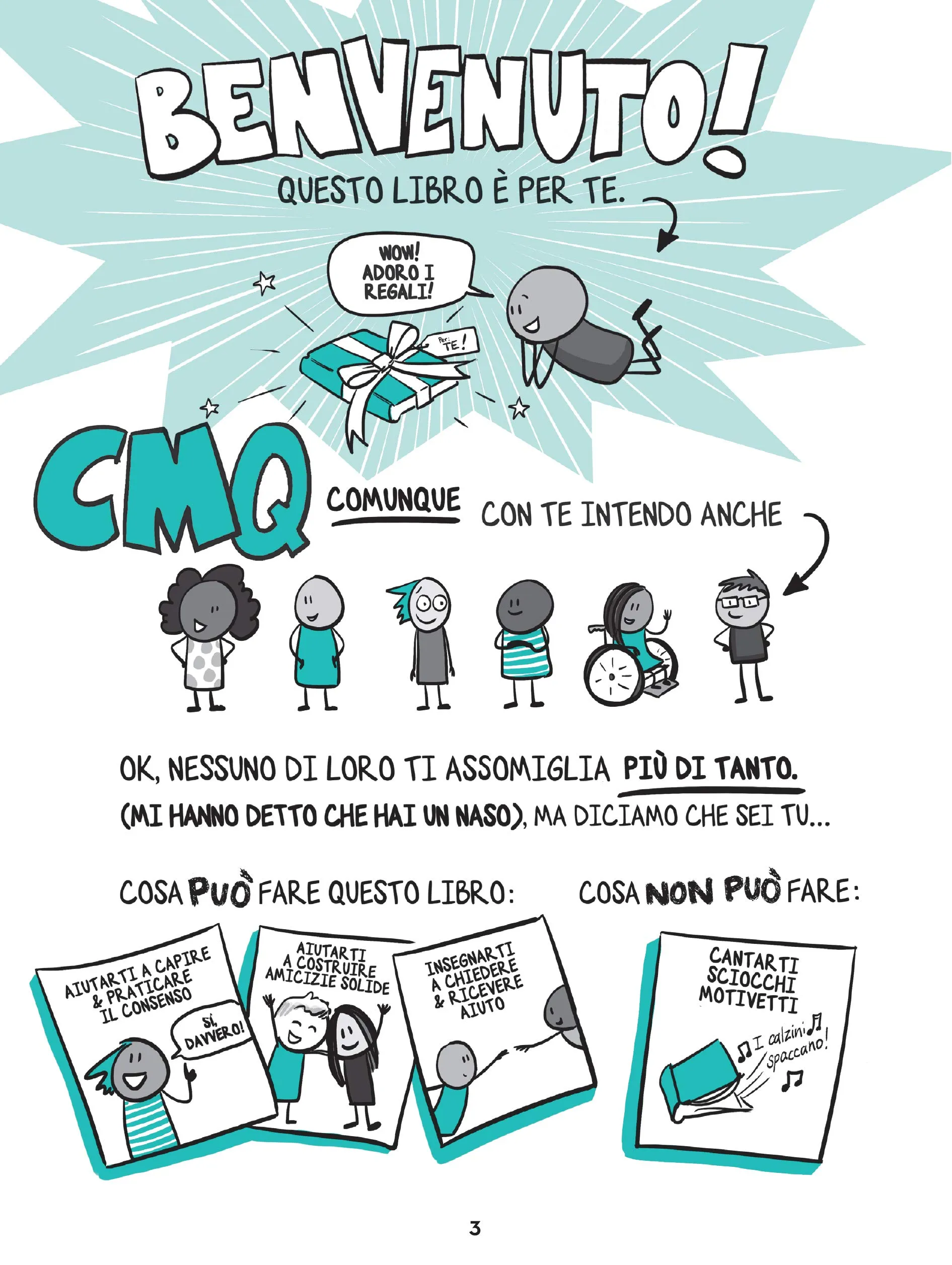 Dai un bacio a chi vuoi tu! Impara il rispetto dei confini personali, tuoi e degli altri - Grandi Libri - immagine 3
