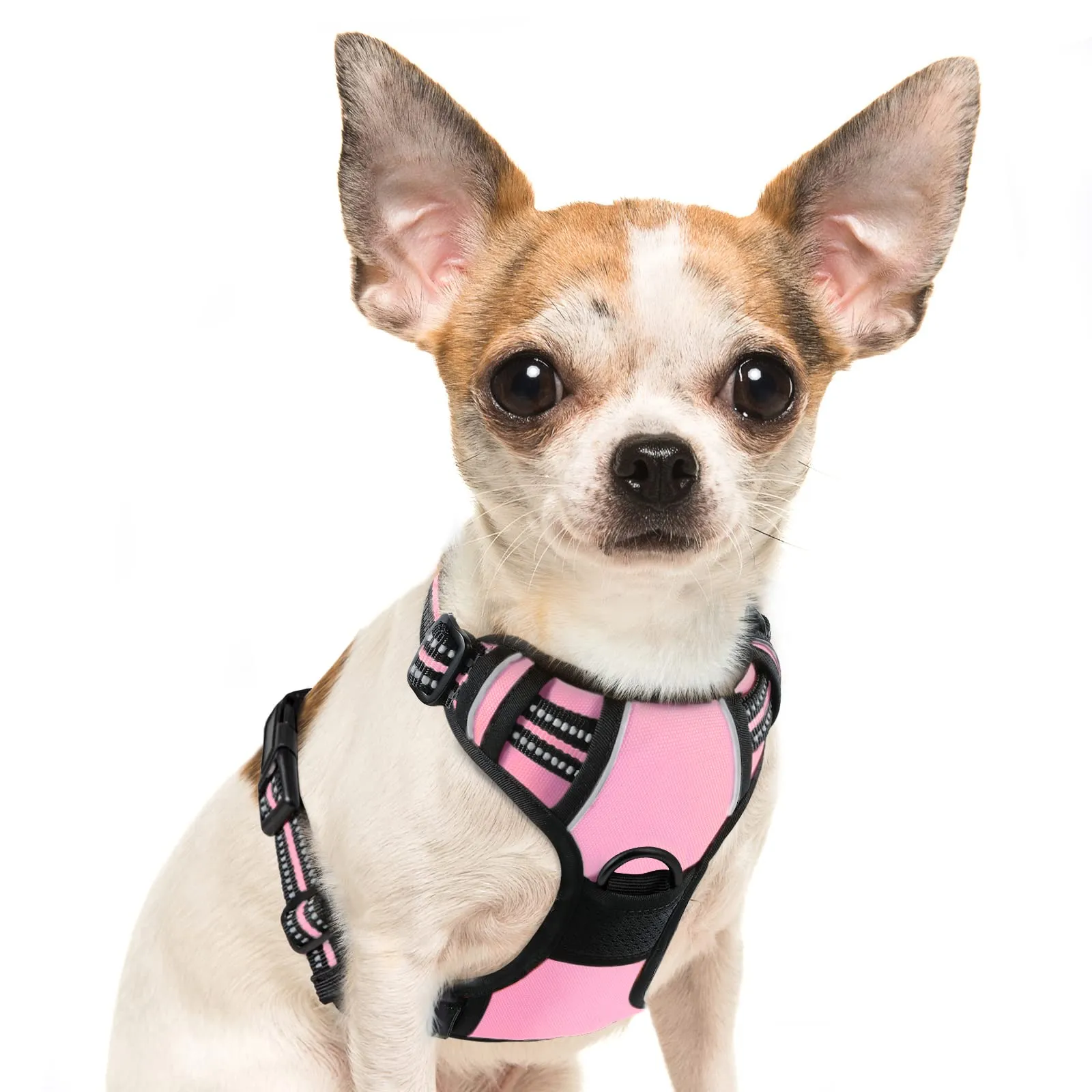Eagloo Pettorina Cane ad H Anti Tiro, Rosa, Taglia S - immagine 1