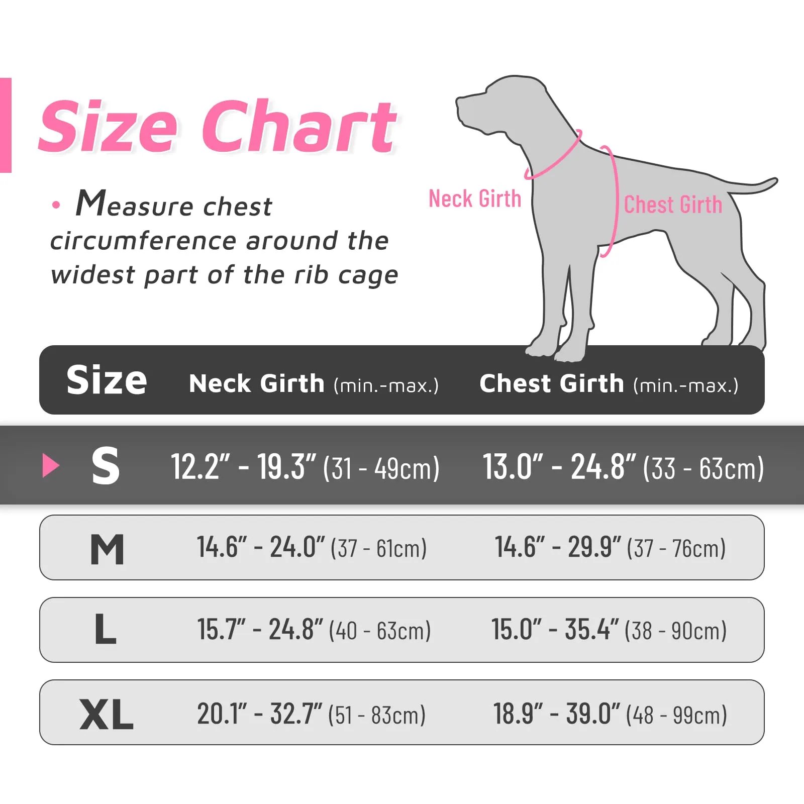 Eagloo Pettorina Cane ad H Anti Tiro, Rosa, Taglia S - immagine 2