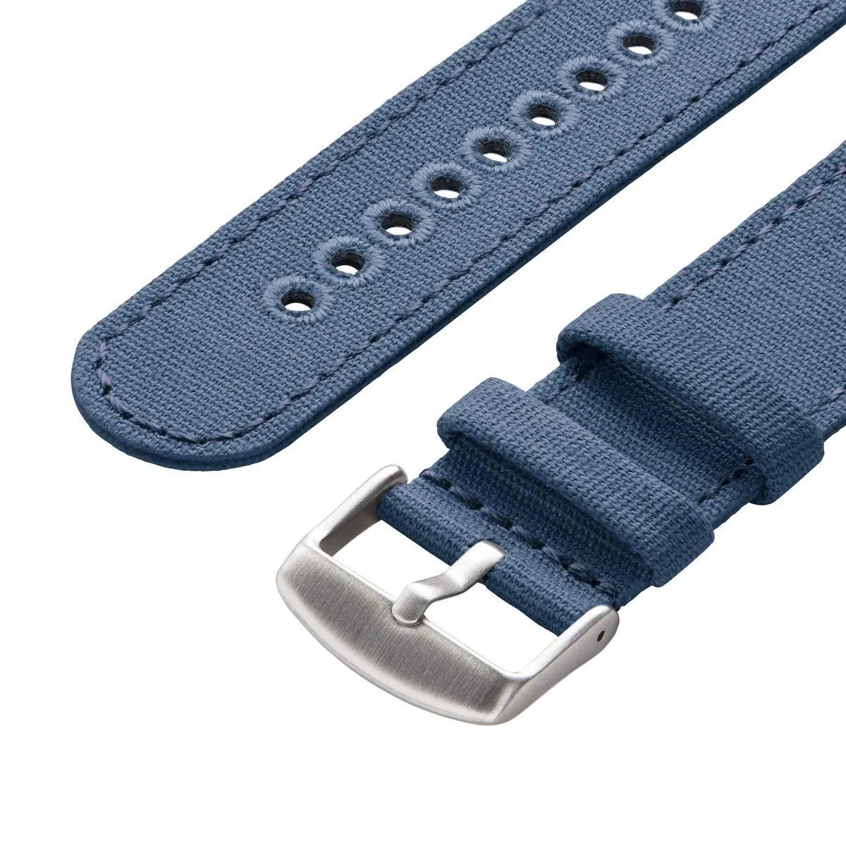 Archer Watch Straps Cinturino in Tela a Sgancio Rapido, Blu Indaco, 20mm - immagine 4
