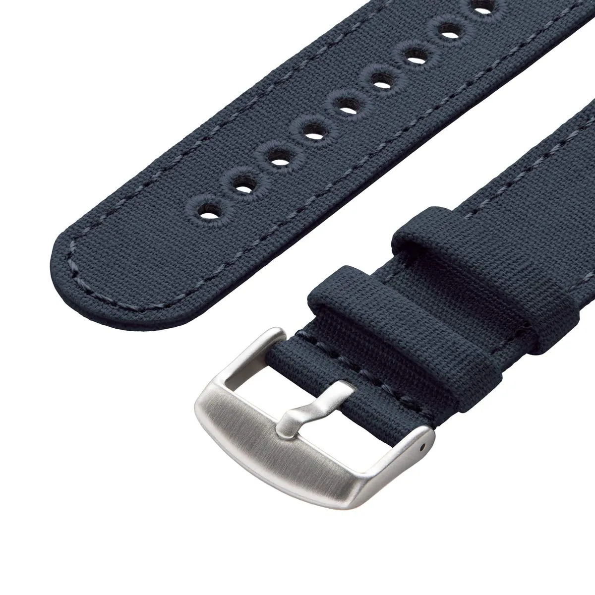 Archer Watch Straps Cinturini per Orologio in Tela a Sgancio Rapido, Navy Blu, 22mm - immagine 4
