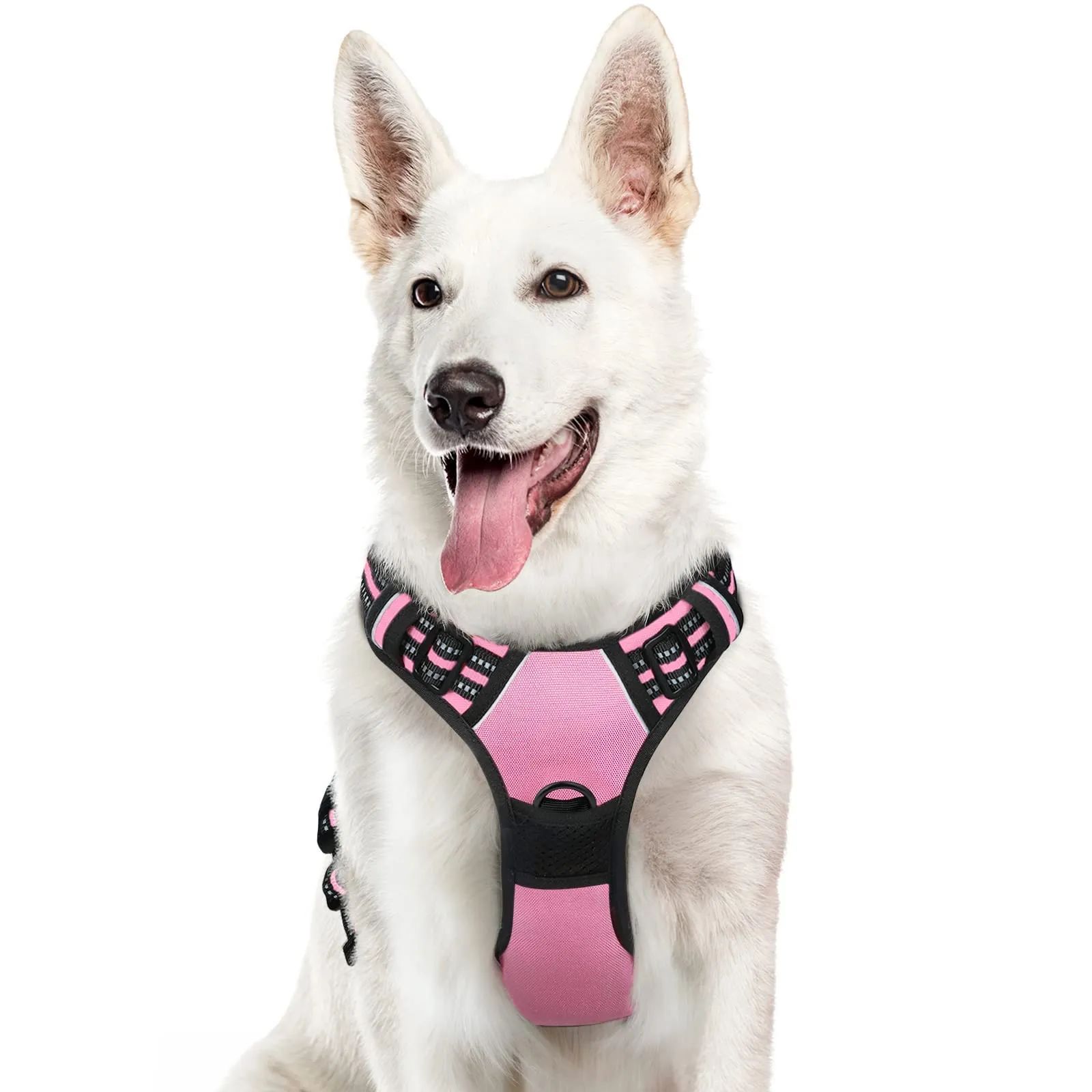 Eagloo Pettorina Cane Anti Tiro, Rosa, Taglia XL - immagine 1