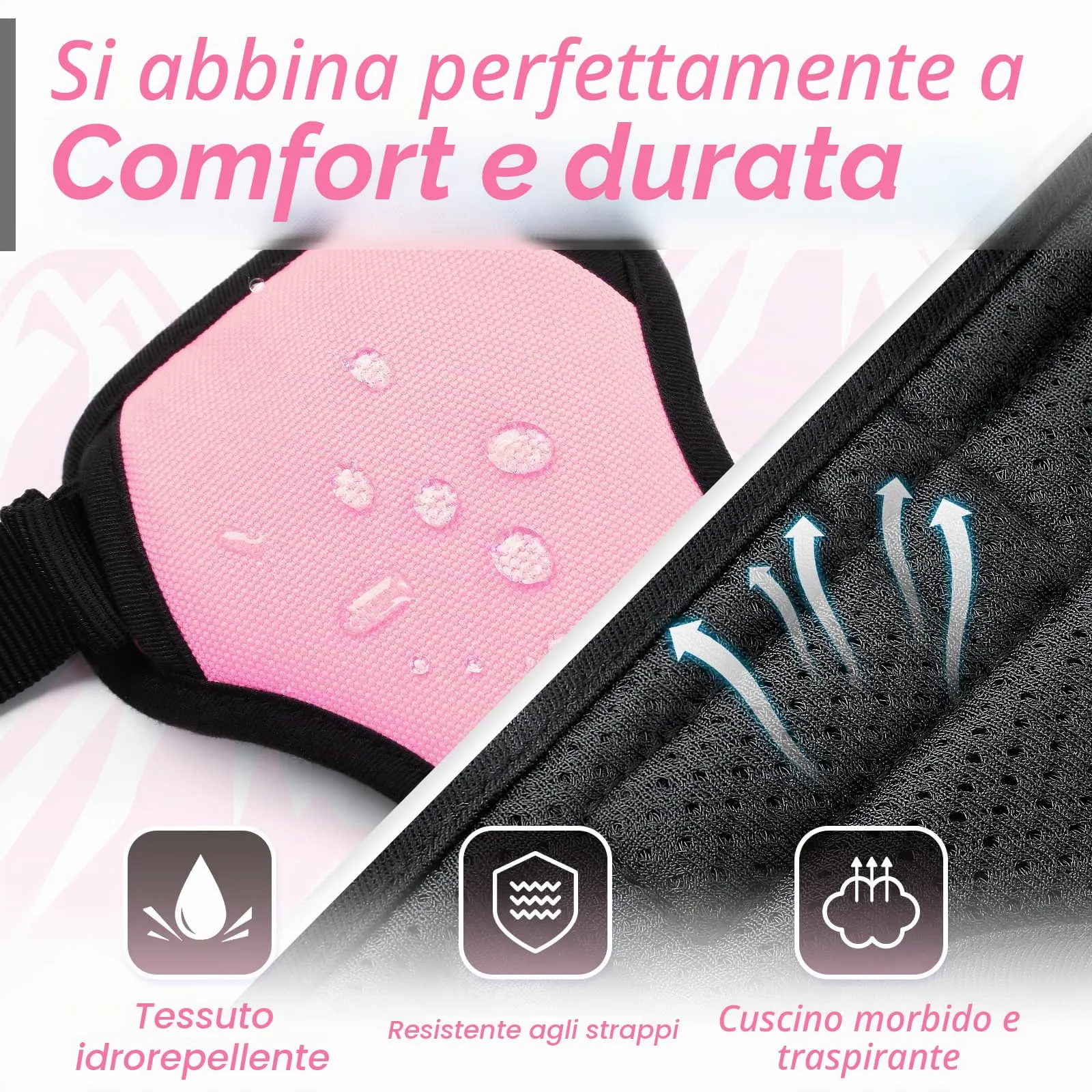 Eagloo Pettorina Cane Anti Tiro, Rosa, Taglia XL - immagine 7