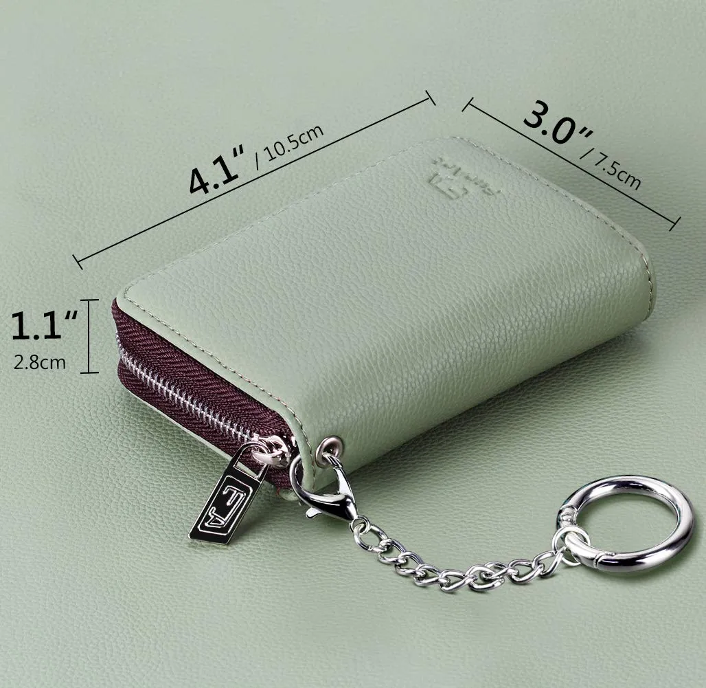 FurArt Porta Carte di Credito con Cerniera e Blocco RFID per Donna e Uomo - immagine 6