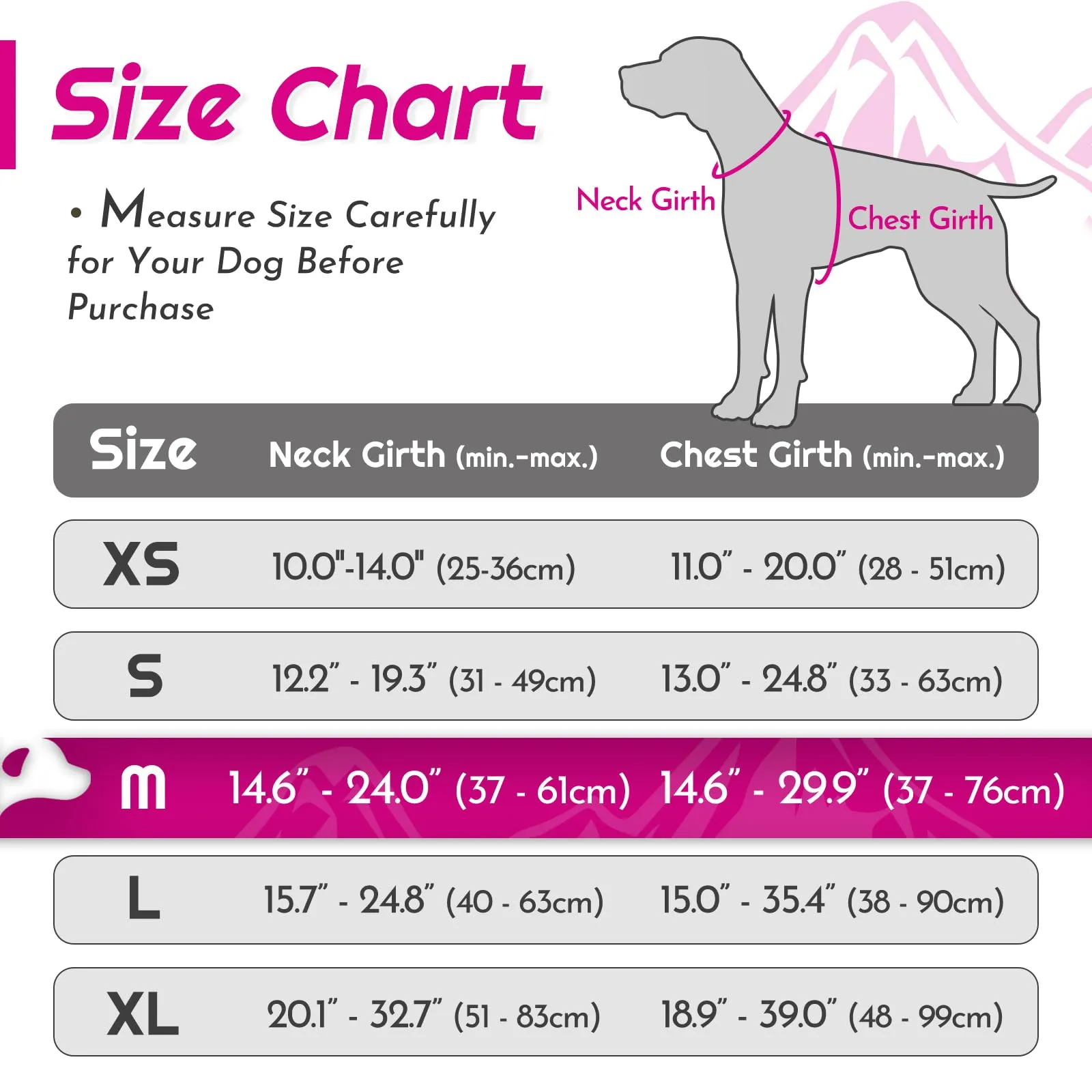Eagloo Pettorina Cane ad H, Rosa Rossa, Taglia M - immagine 10