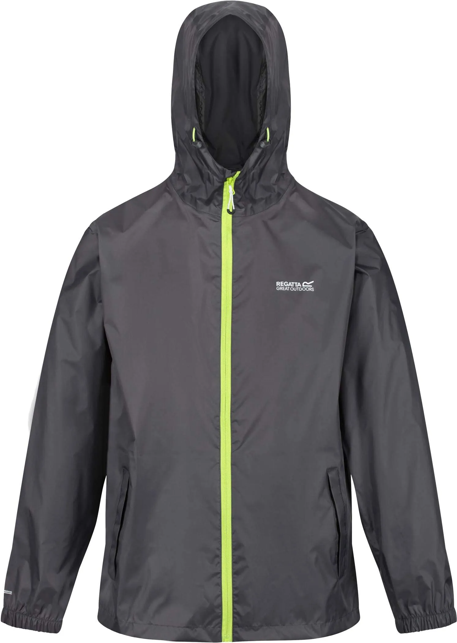 Regatta Pack-It III Giacca Shell Leggera Impermeabile Traspirante con Cappuccio, Uomo, Magnet, S - immagine 1