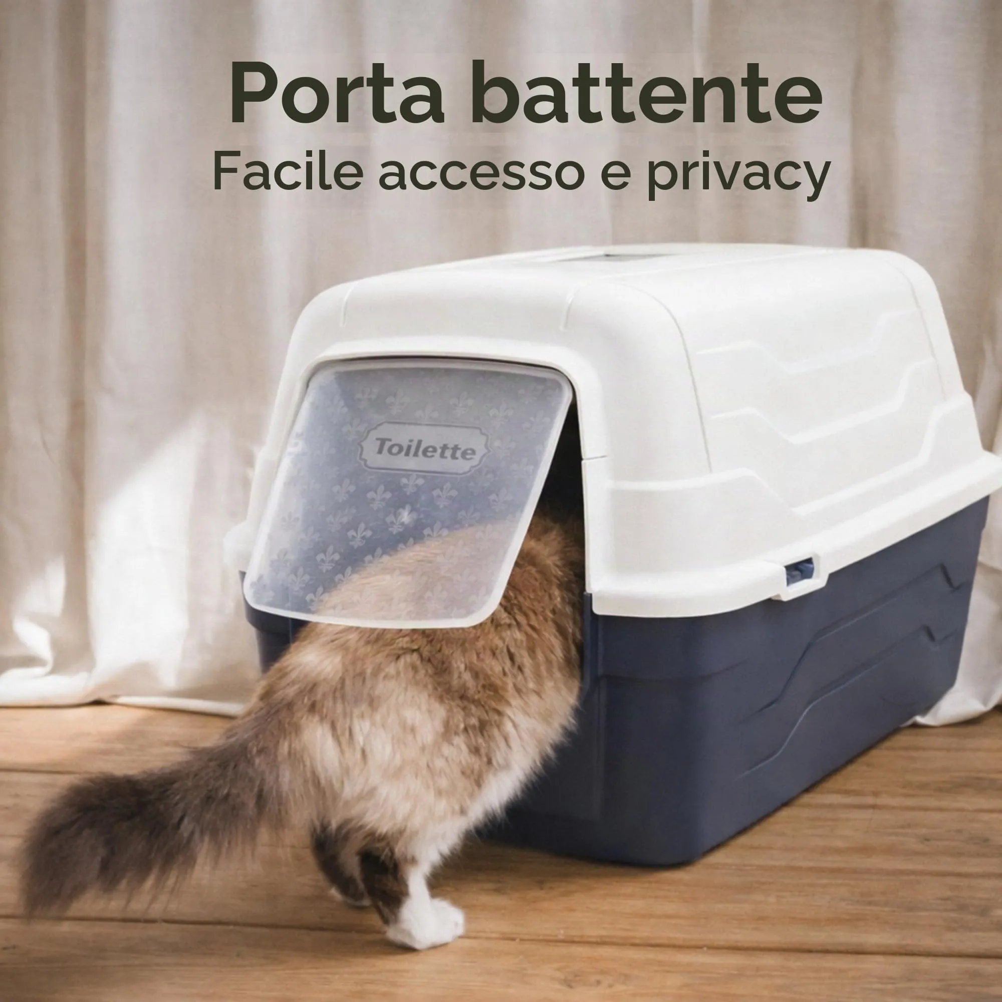 Aimé Queen Cat Litter Box 905063, 52x40x39 cm - immagine 4