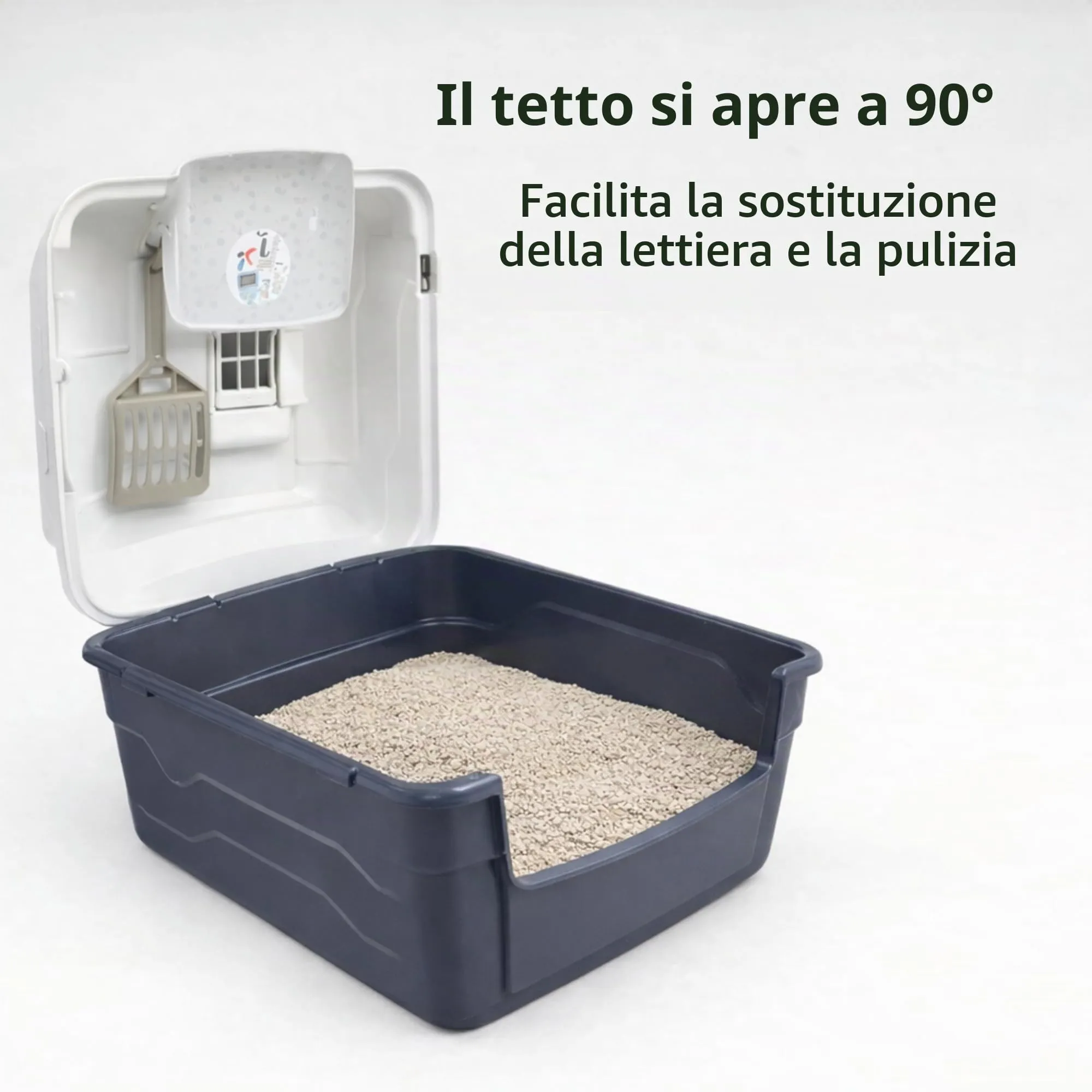 Aimé Queen Cat Litter Box 905063, 52x40x39 cm - immagine 6