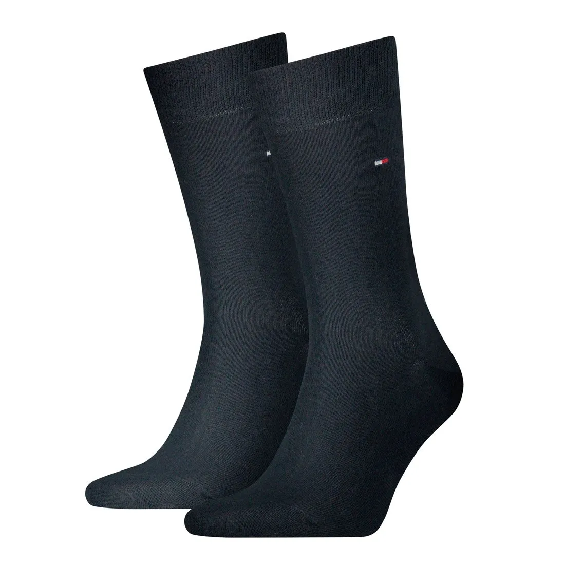 Tommy Hilfiger Classic Men's Socks, Navy 08A, 43-46 (Pack of 2) - immagine 1