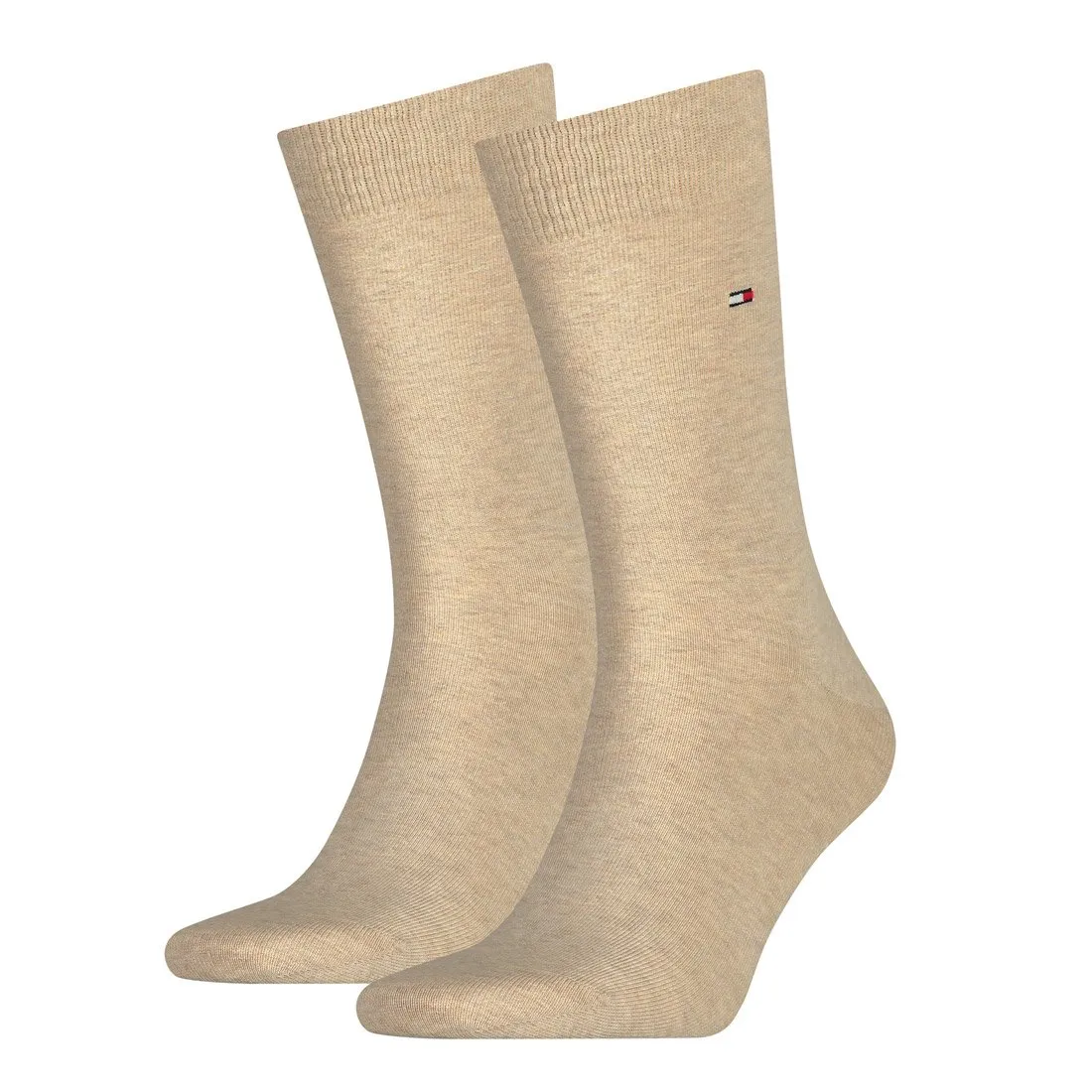 Tommy Hilfiger Classic Men's Socks, Beige 113, 39-42 (Pack of 2) - immagine 1
