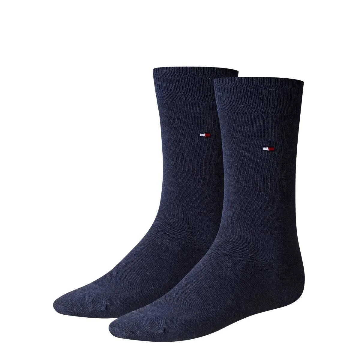 Tommy Hilfiger Classic Men's Socks, Navy 371, 43-46 (Pack of 2) - immagine 1