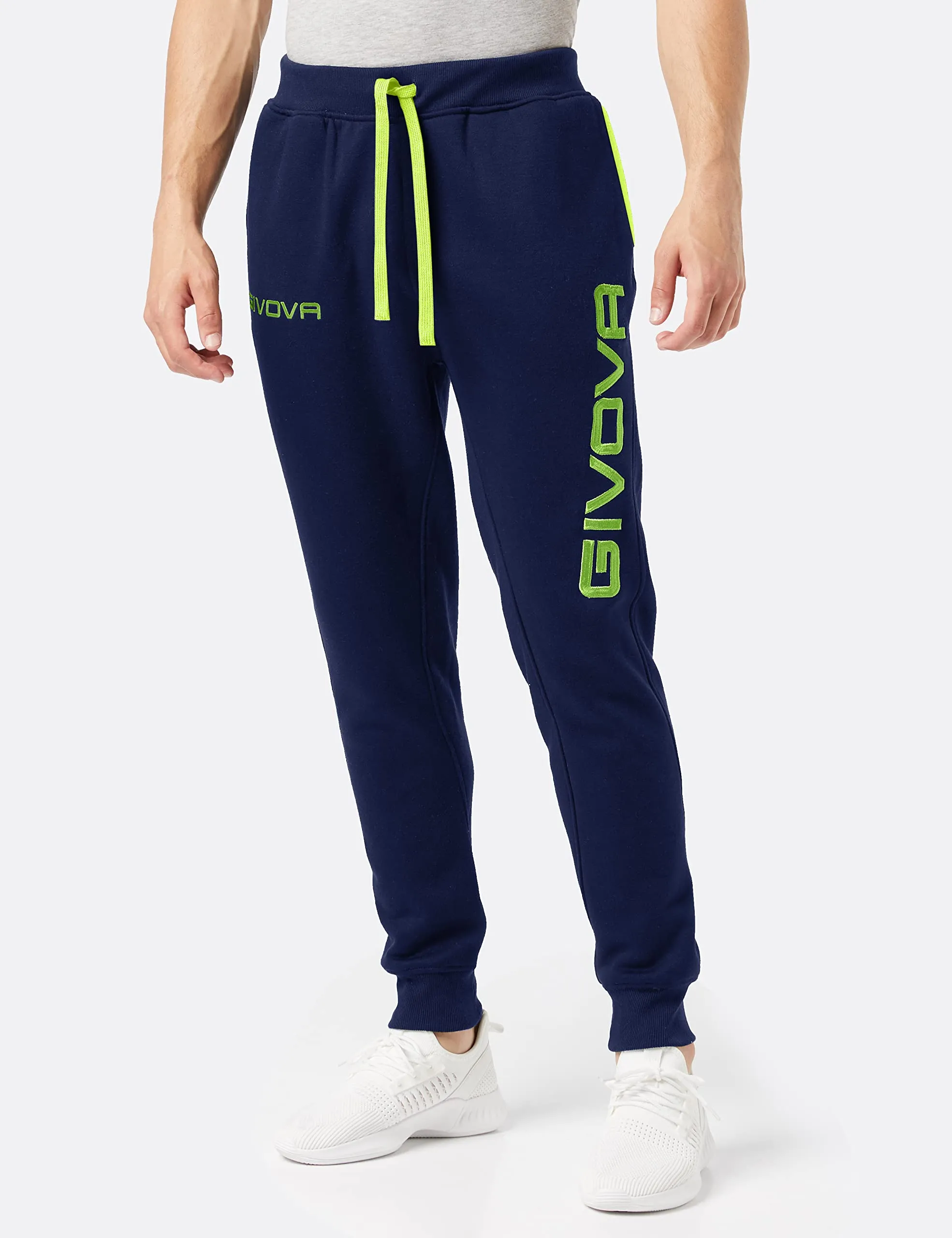 Givova Tuta King Felpa Blu/Giallo Fluo XXS - immagine 4