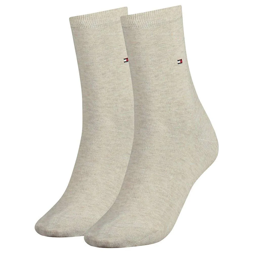 Tommy Hilfiger Classic Women's Socks, Beige 213, 39-42 (Pack of 2) - immagine 4