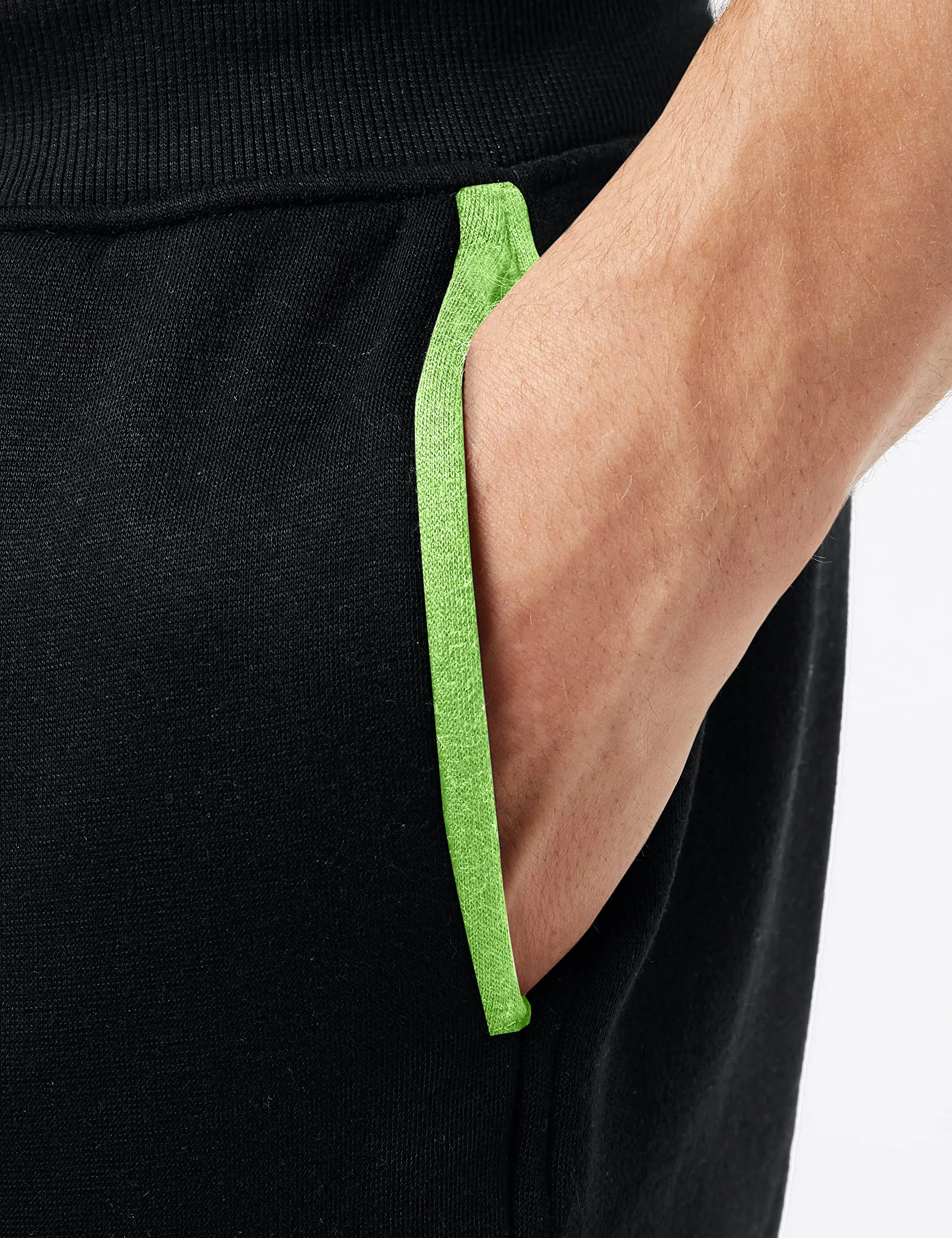 Givova Tuta King Felpa Nero/Verde Fluo 3XL - immagine 5