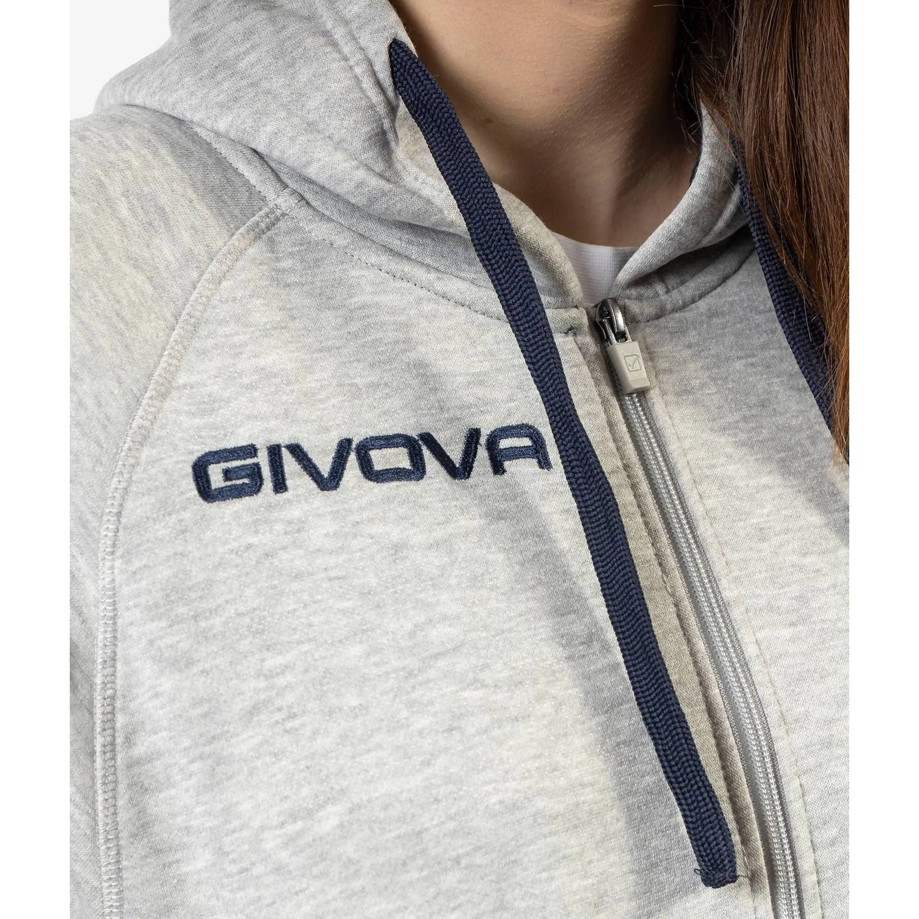GIVOVA Tuta King Felpa Grigio/Blu XXS - immagine 3