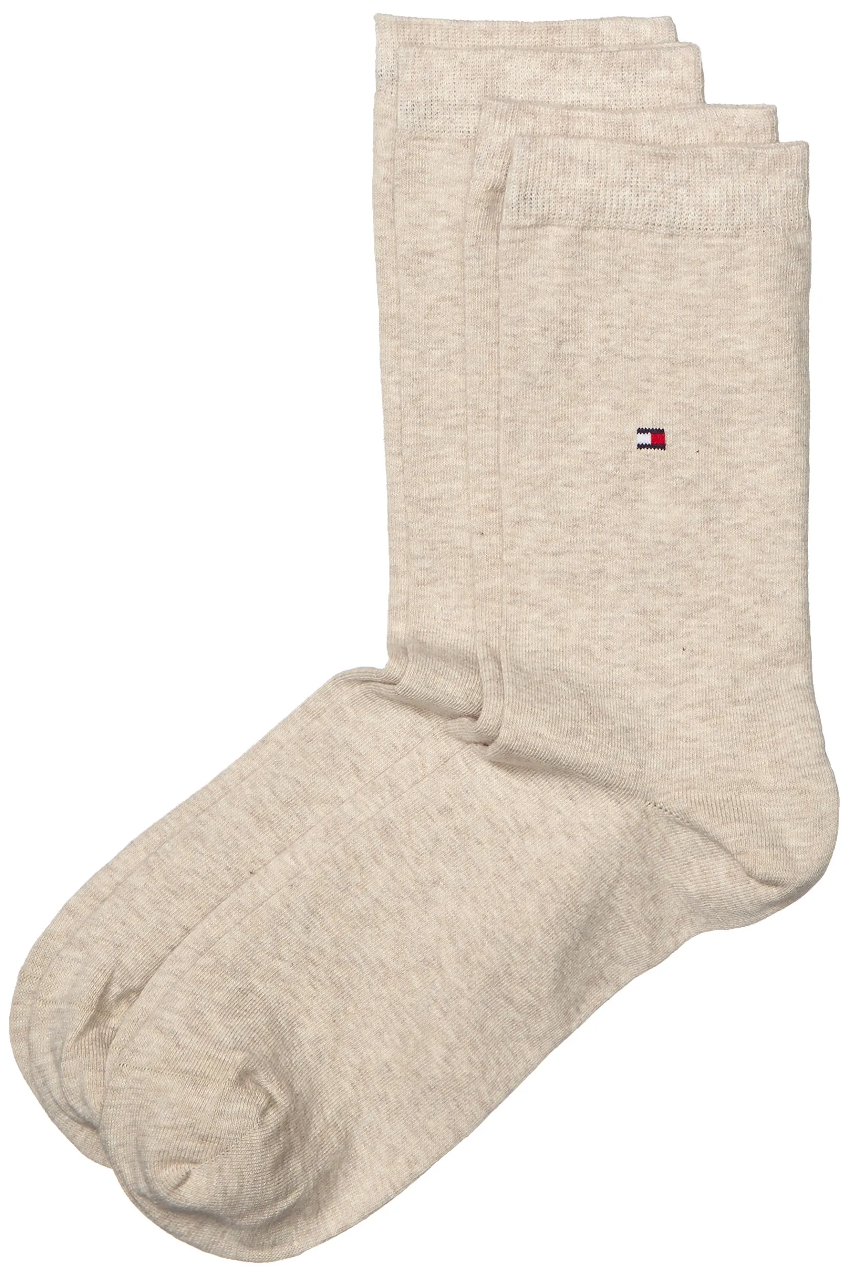Tommy Hilfiger Classic Women's Socks, Beige 213, 35-38 (Pack of 2) - immagine 1